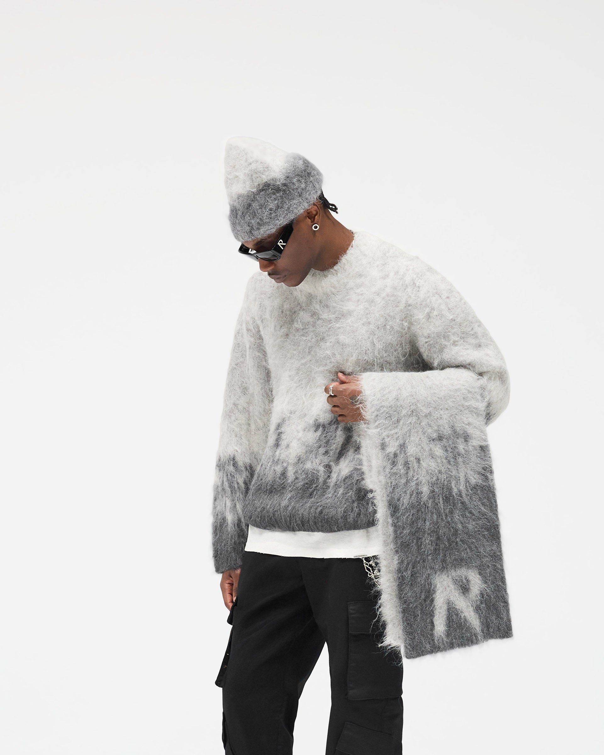 Ombre Sweater - Light Grey