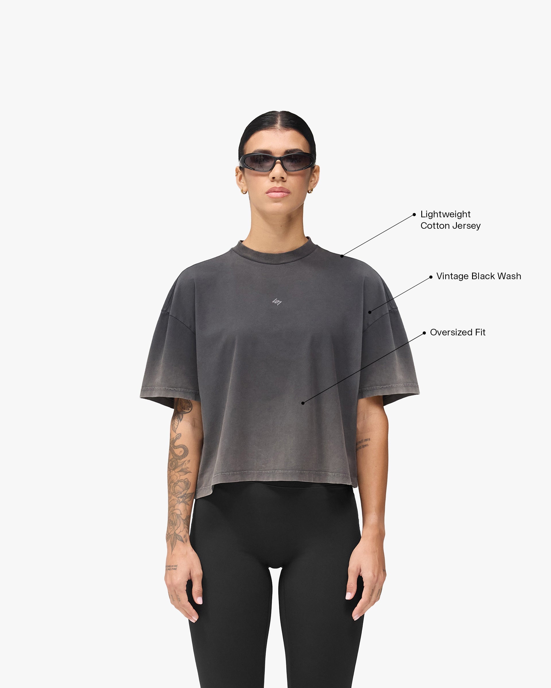 247 Fallen Angel T-Shirt - Vintage Black