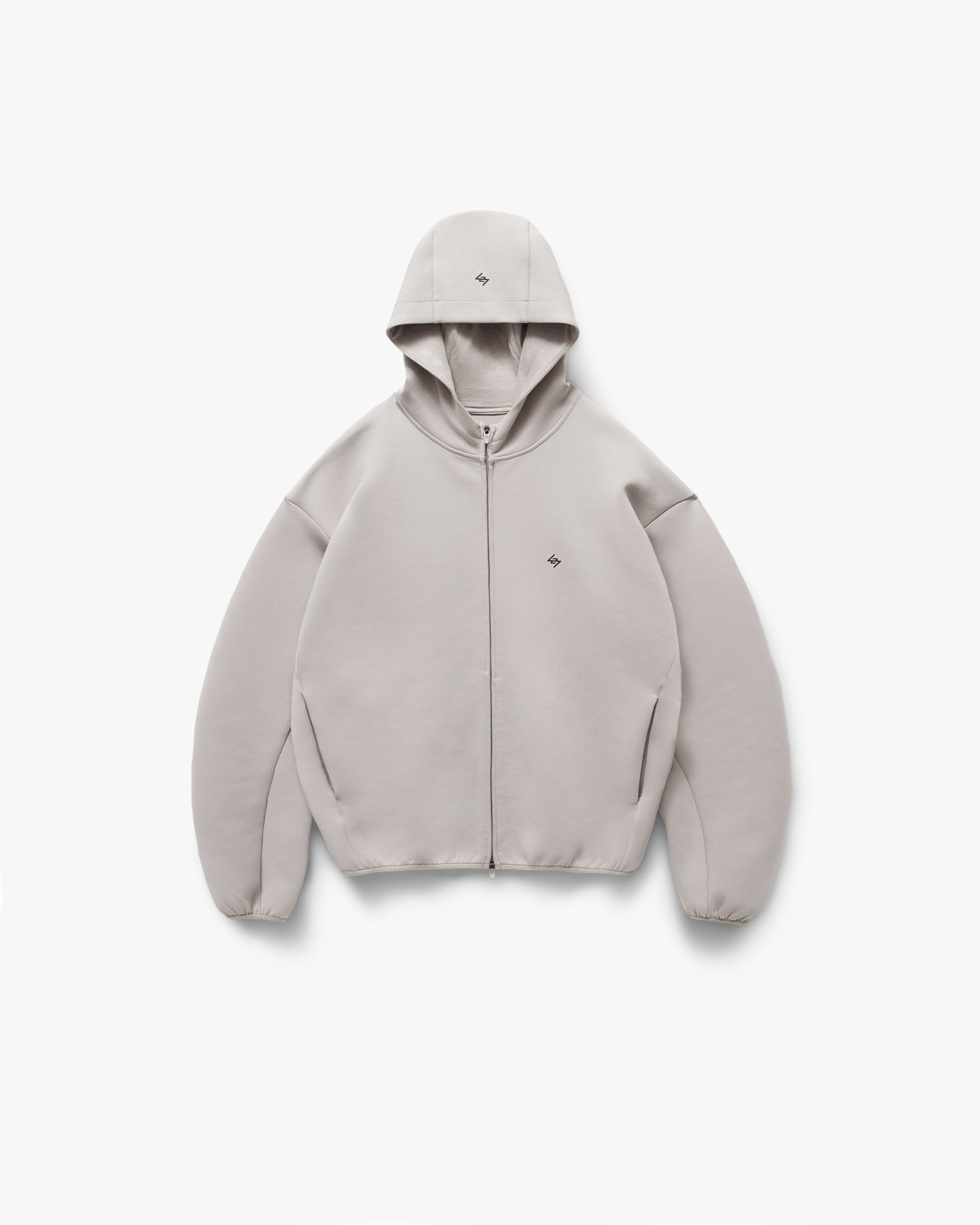 247 Form Zip Hoodie - Ash Grey