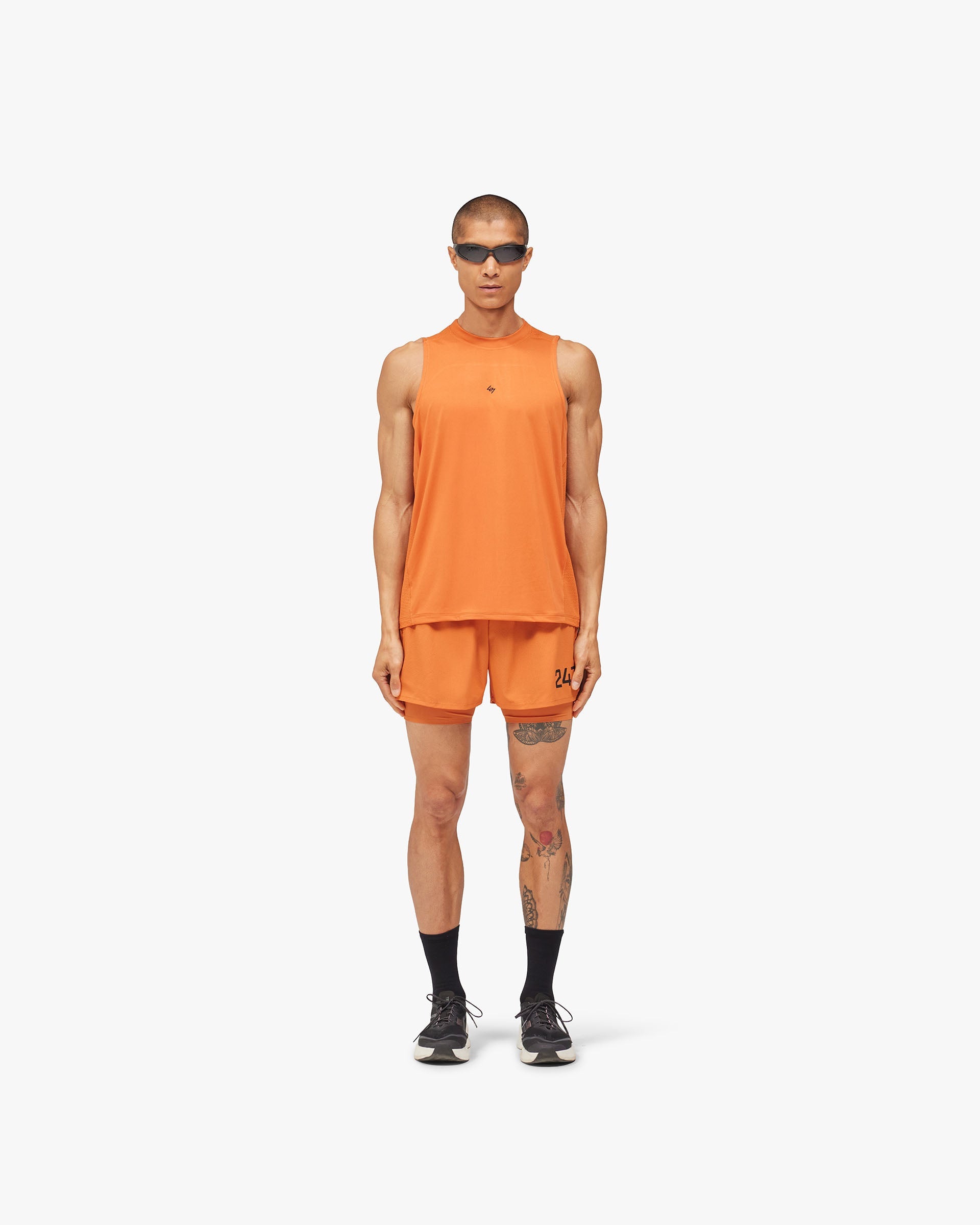 247 Numbers Vest - Ember