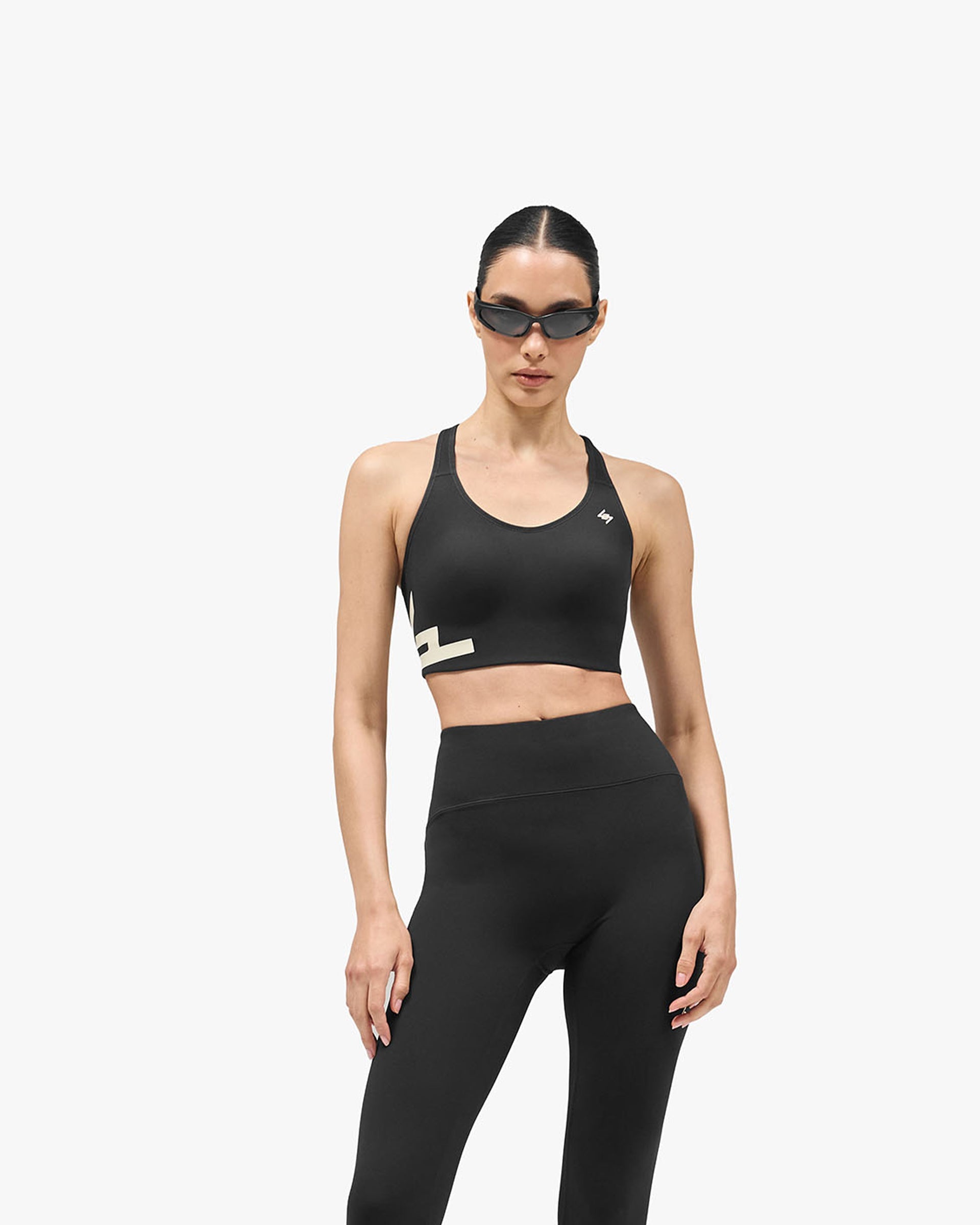 247 On A Mission High Support Sports Bra - Jet Black