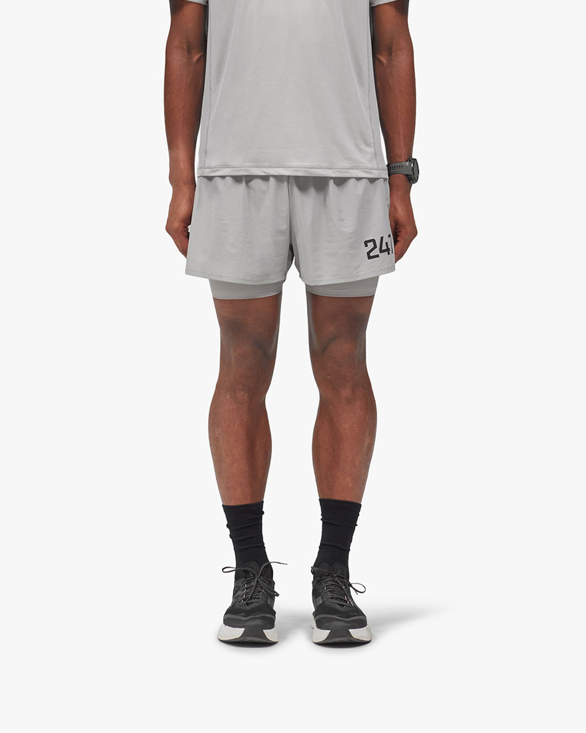 247 Trail Short - Ash Grey