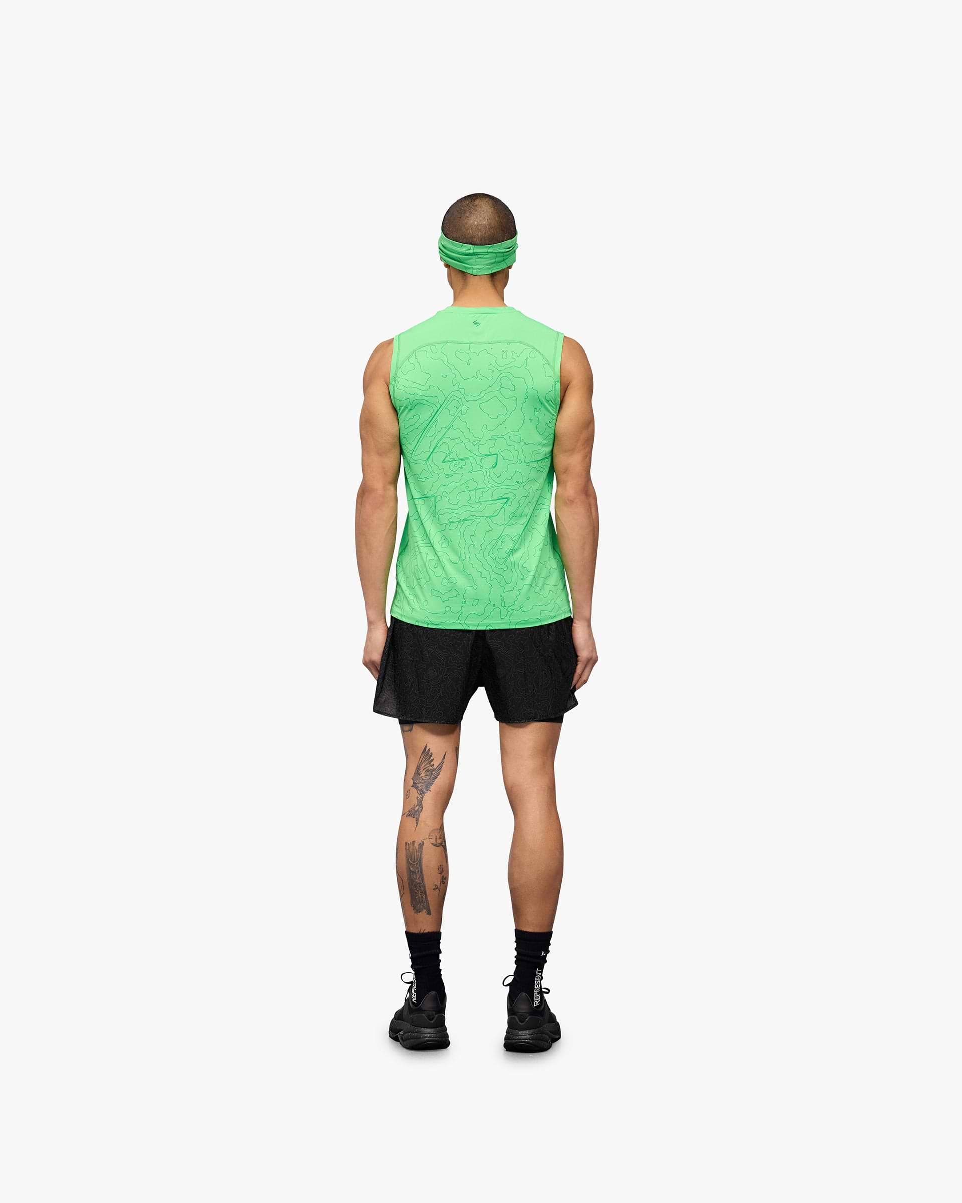 247 Contour Run Tank - Speed Green