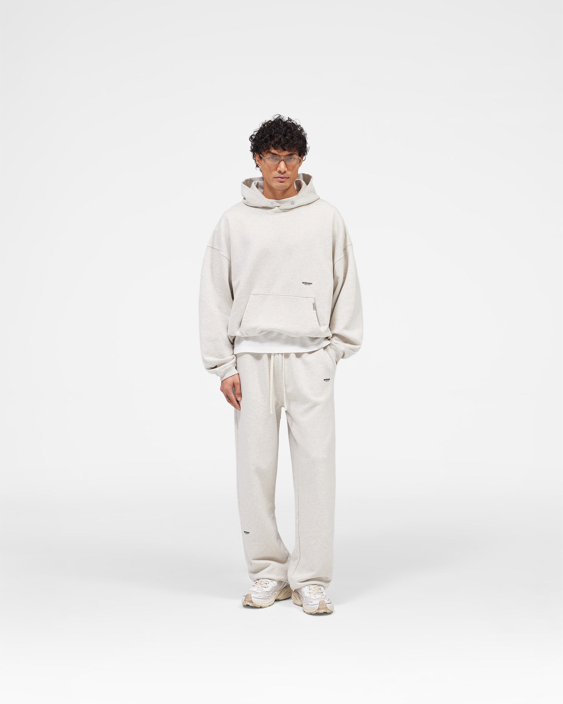 Micro Owners Club Sweatpant - Cream Marl