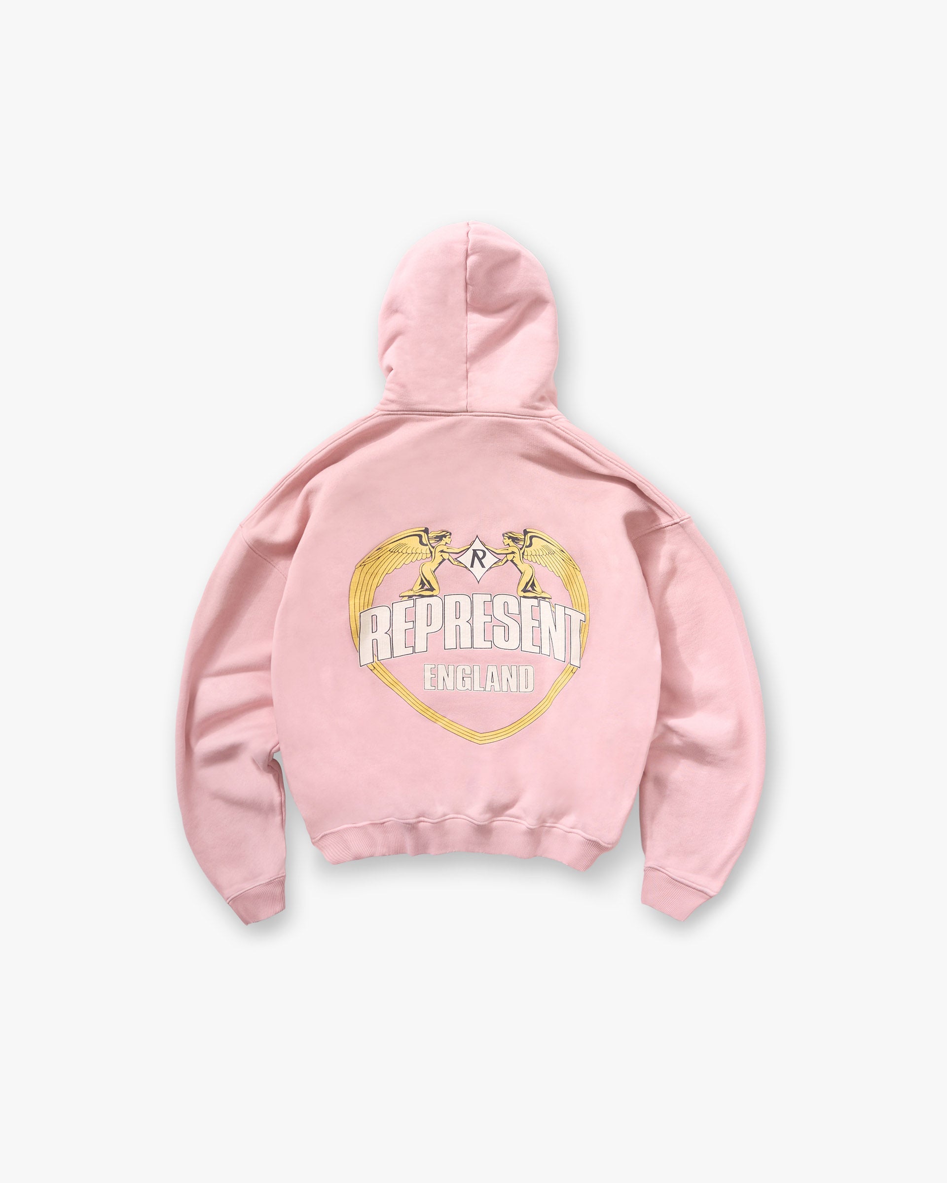Represent Angel Border Hoodie - Quartz