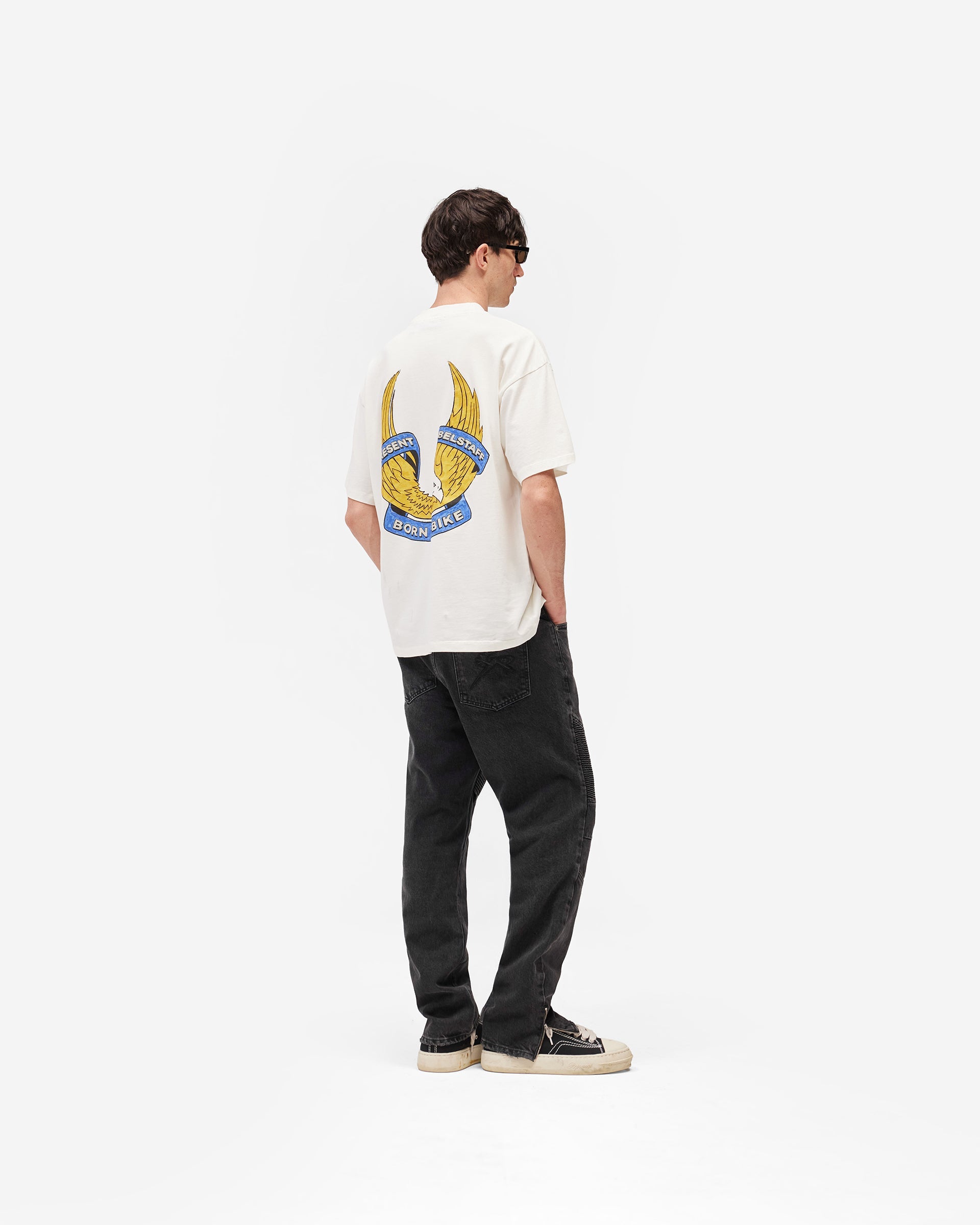 Represent X Belstaff Biker Denim - Vintage Grey