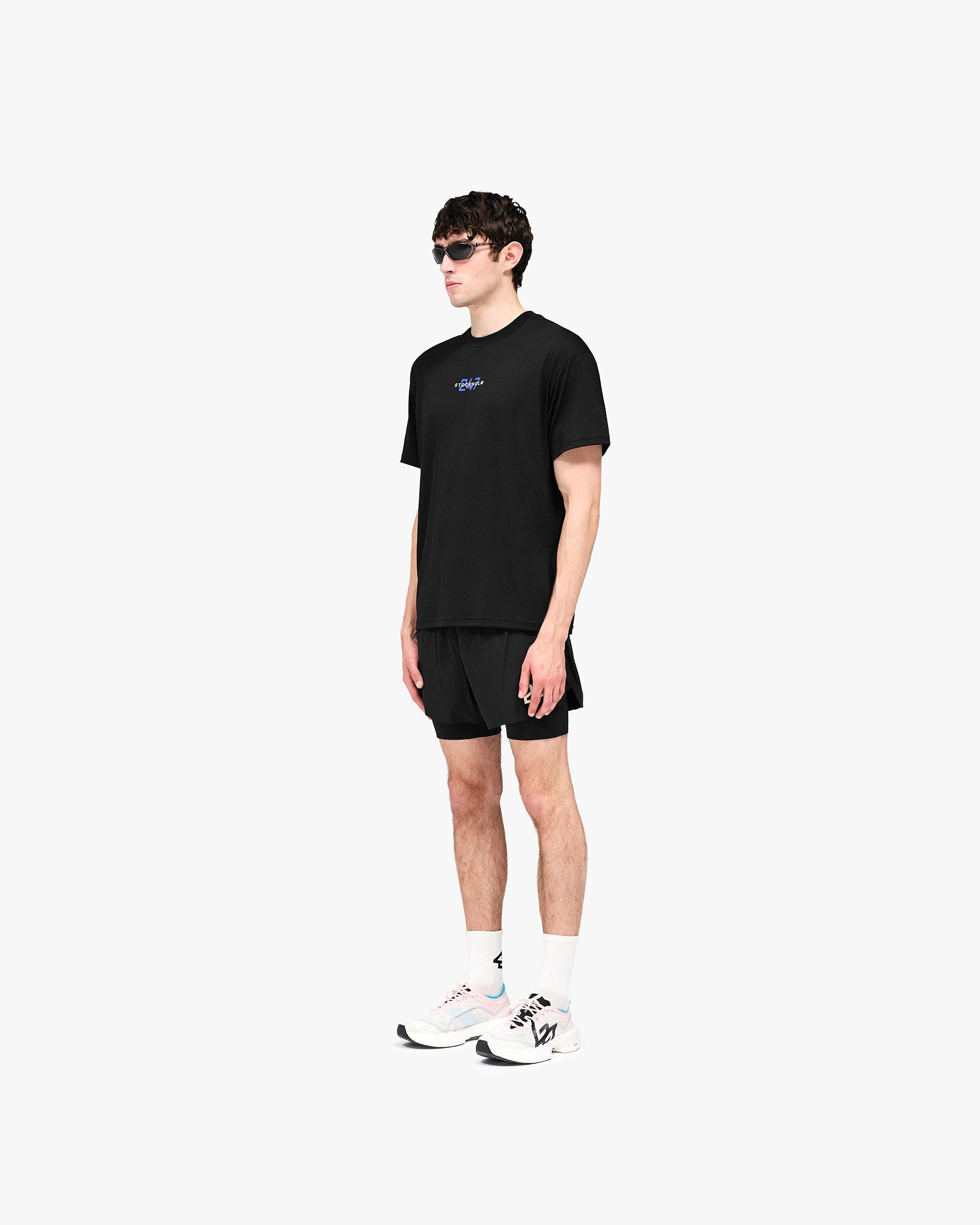 247 Stockholm Oversized T-Shirt - Jet Black