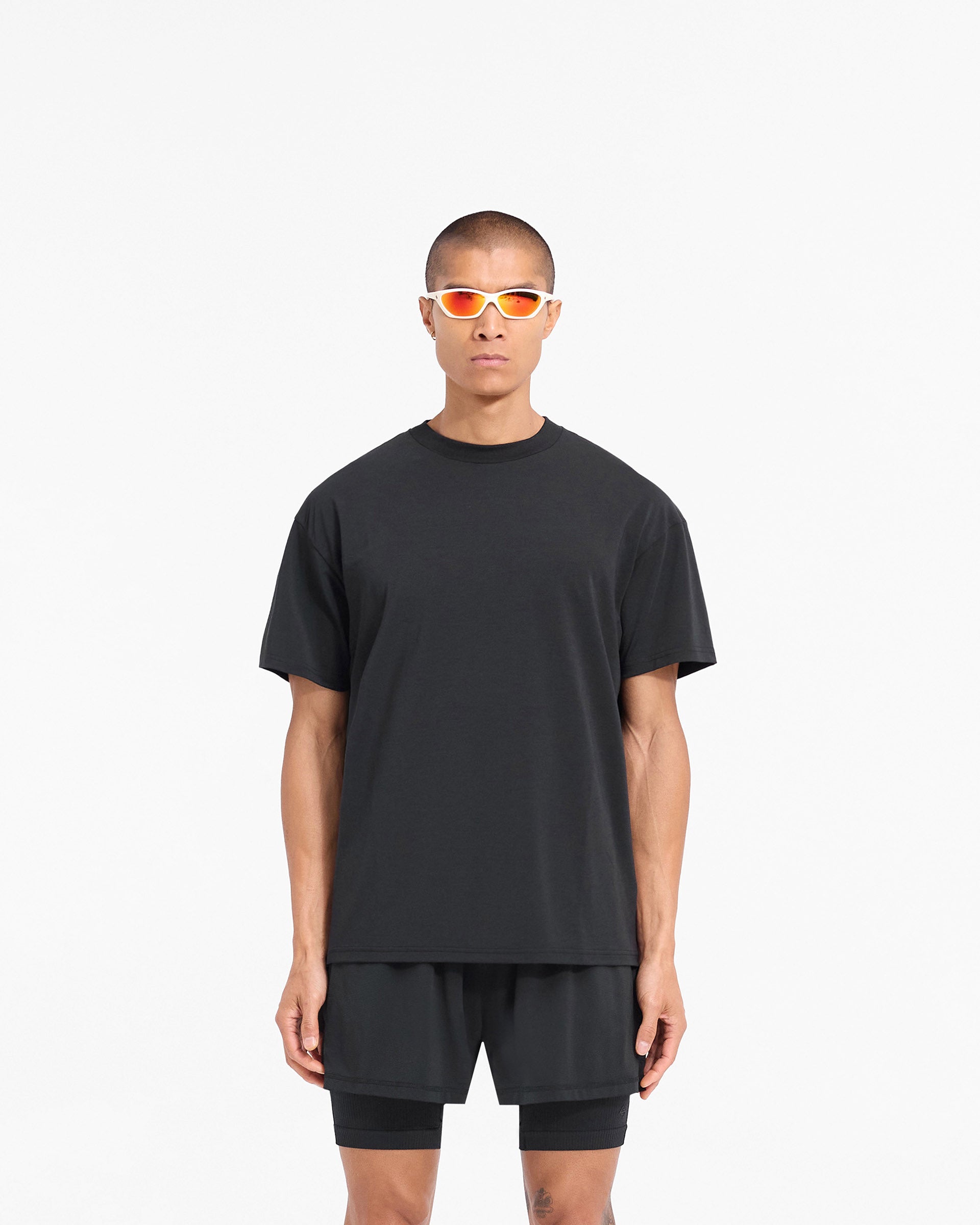 247 DNA Oversized T-Shirt - Jet Black