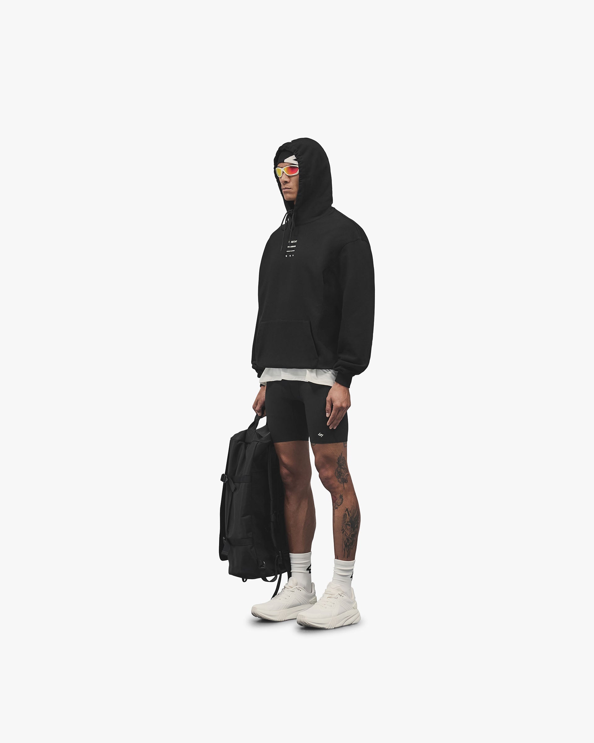 247 Uprising Oversized Hoodie - Black