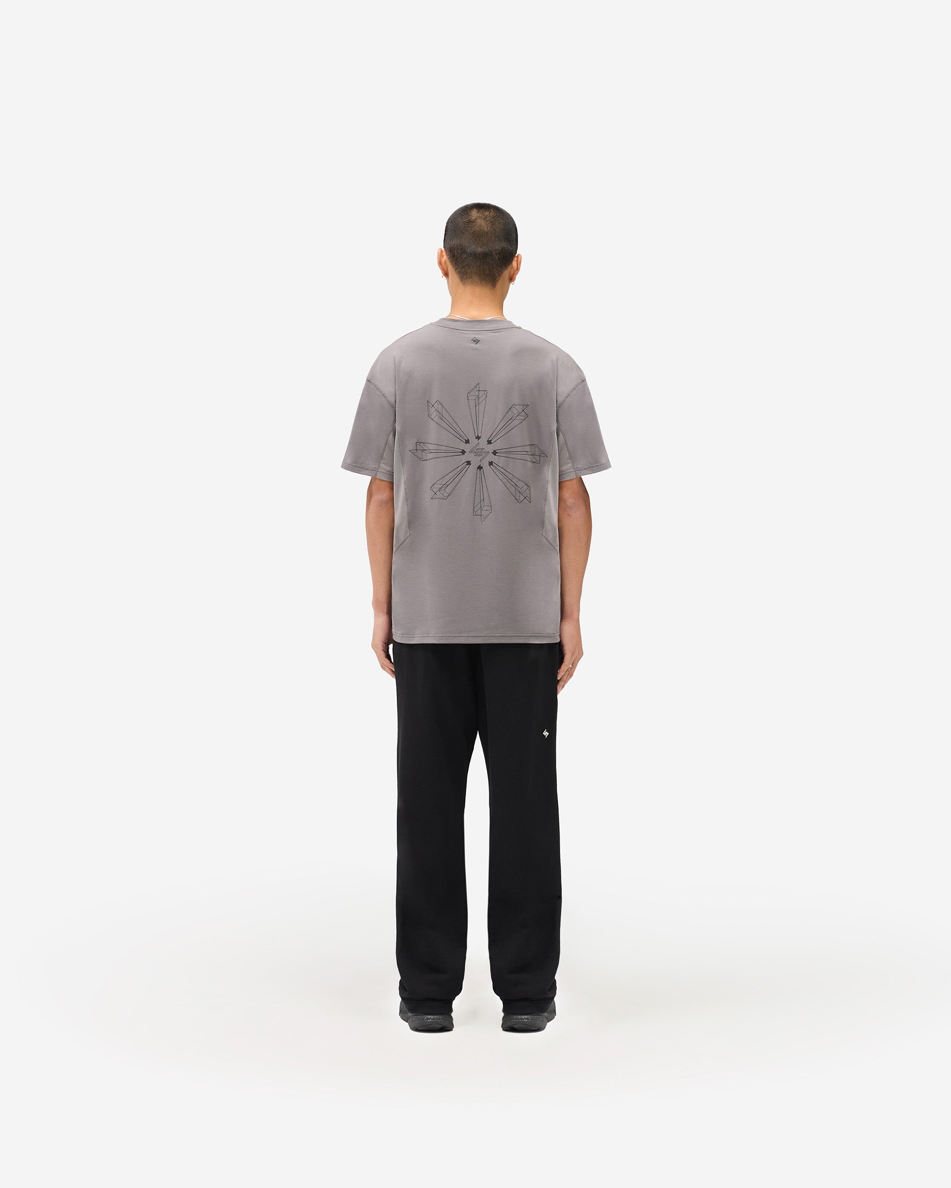 247 Uprising Oversized T-Shirt - Steel