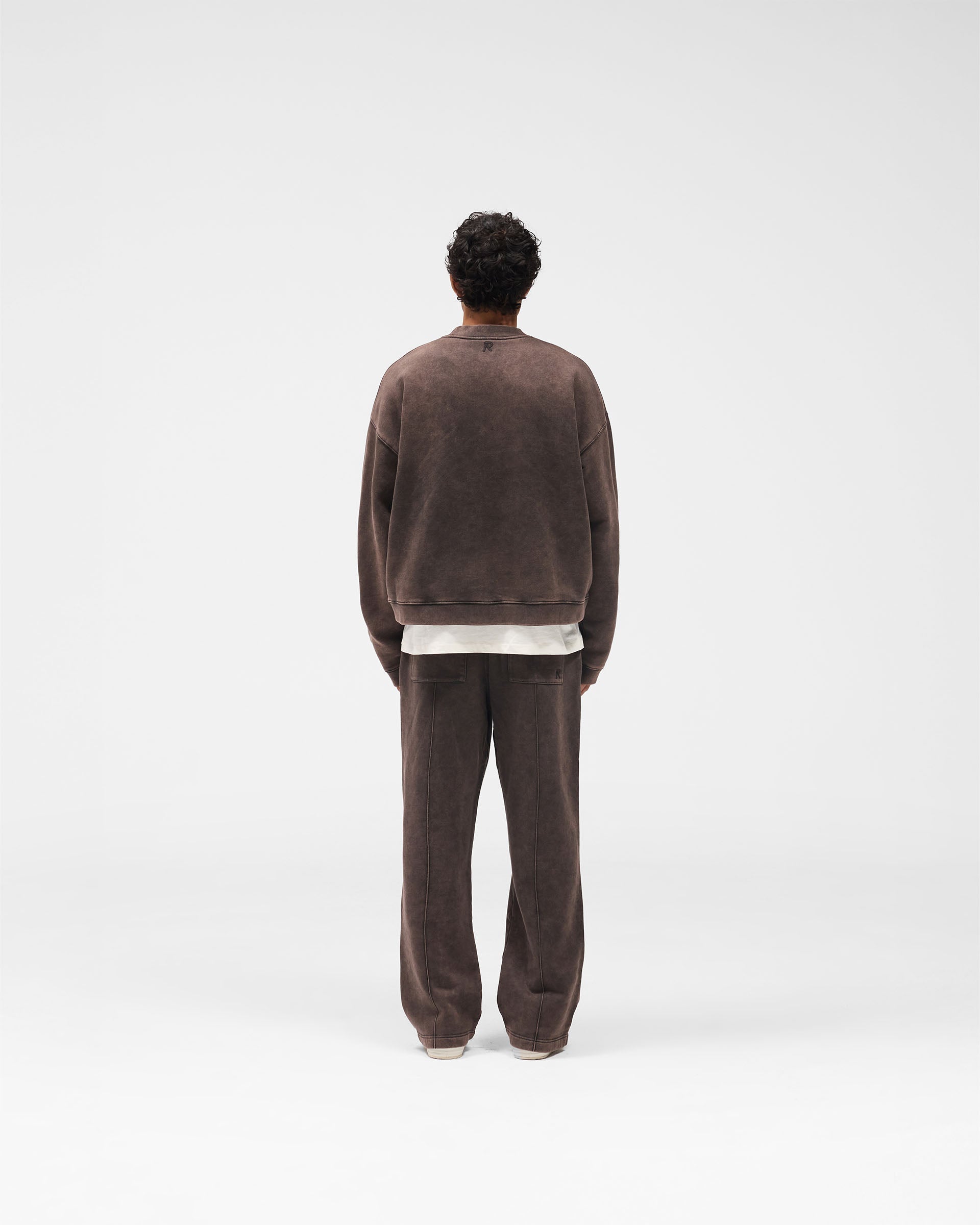 Initial Boxy Sweater - Coffee