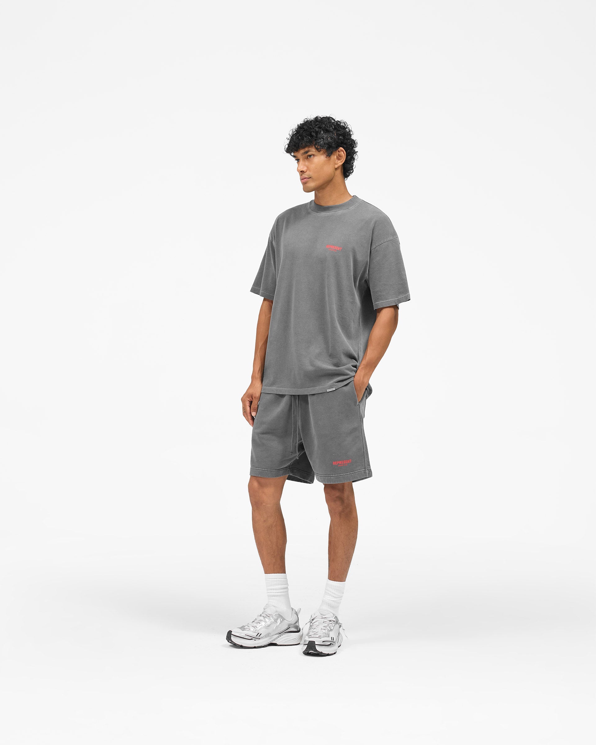 Represent Owners Club Shorts - Washed Black