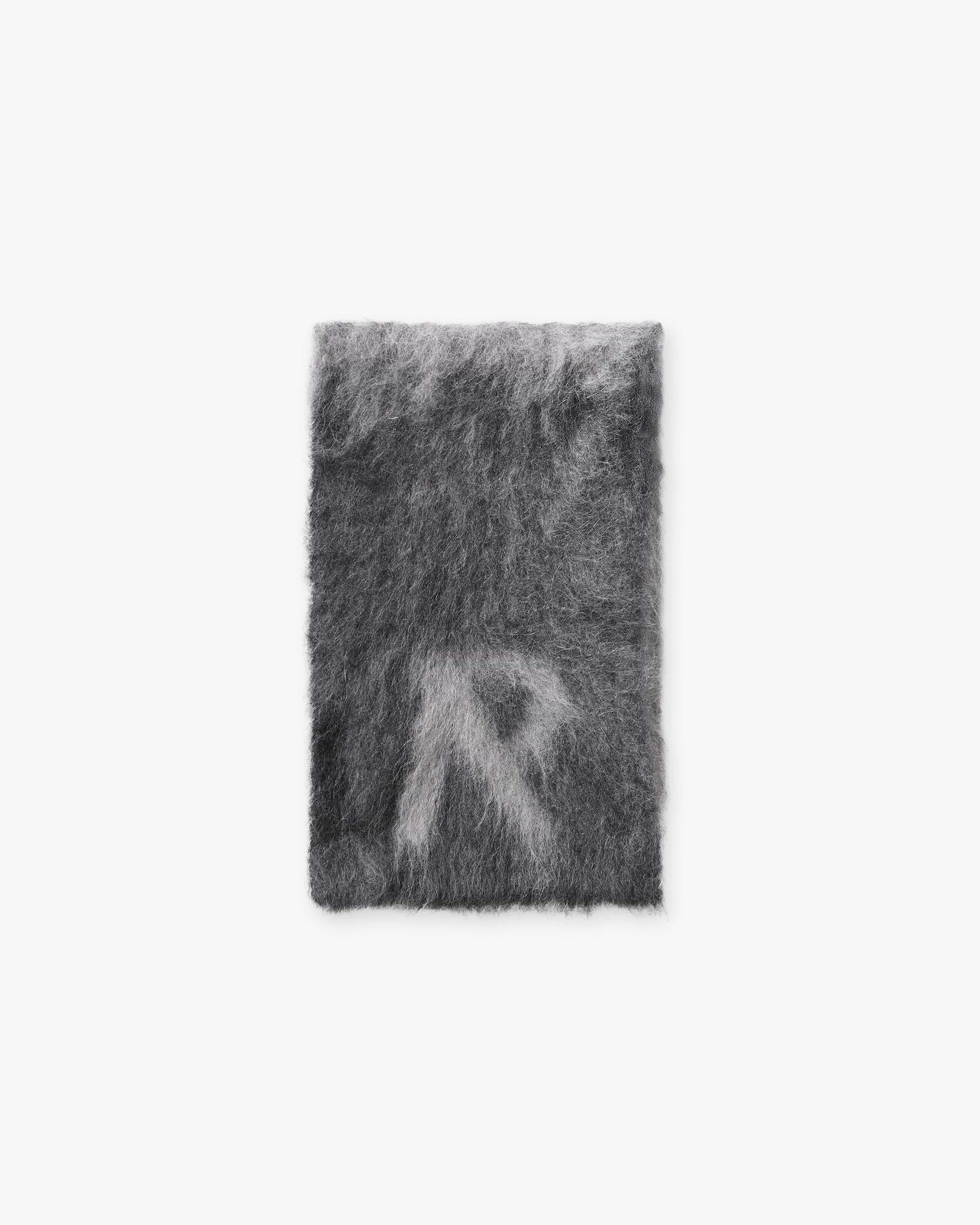 Ombre Knit Scarf - Light Grey