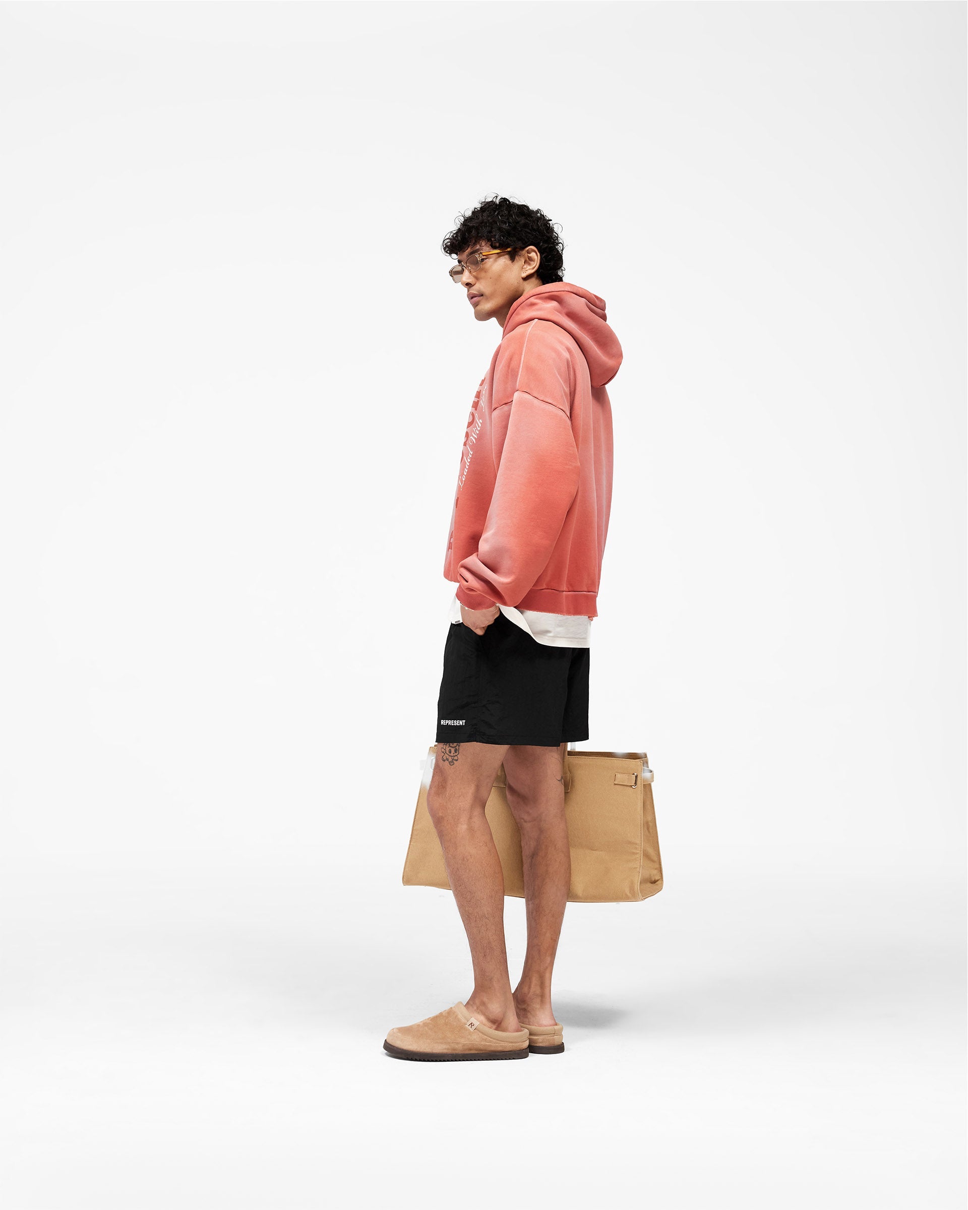 Loaded With Love Hoodie - Withered Rose