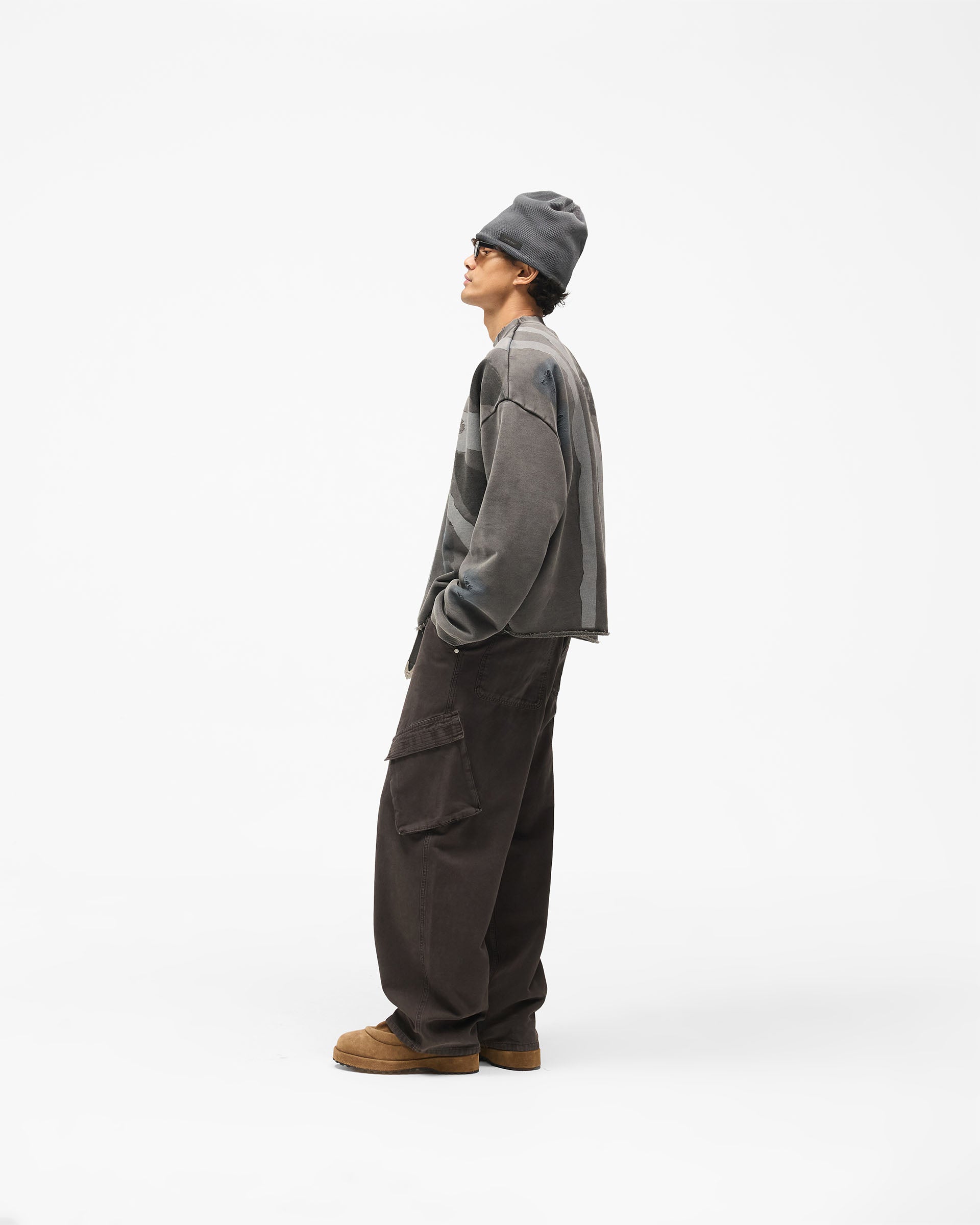 Flag Sweat - Vintage Black