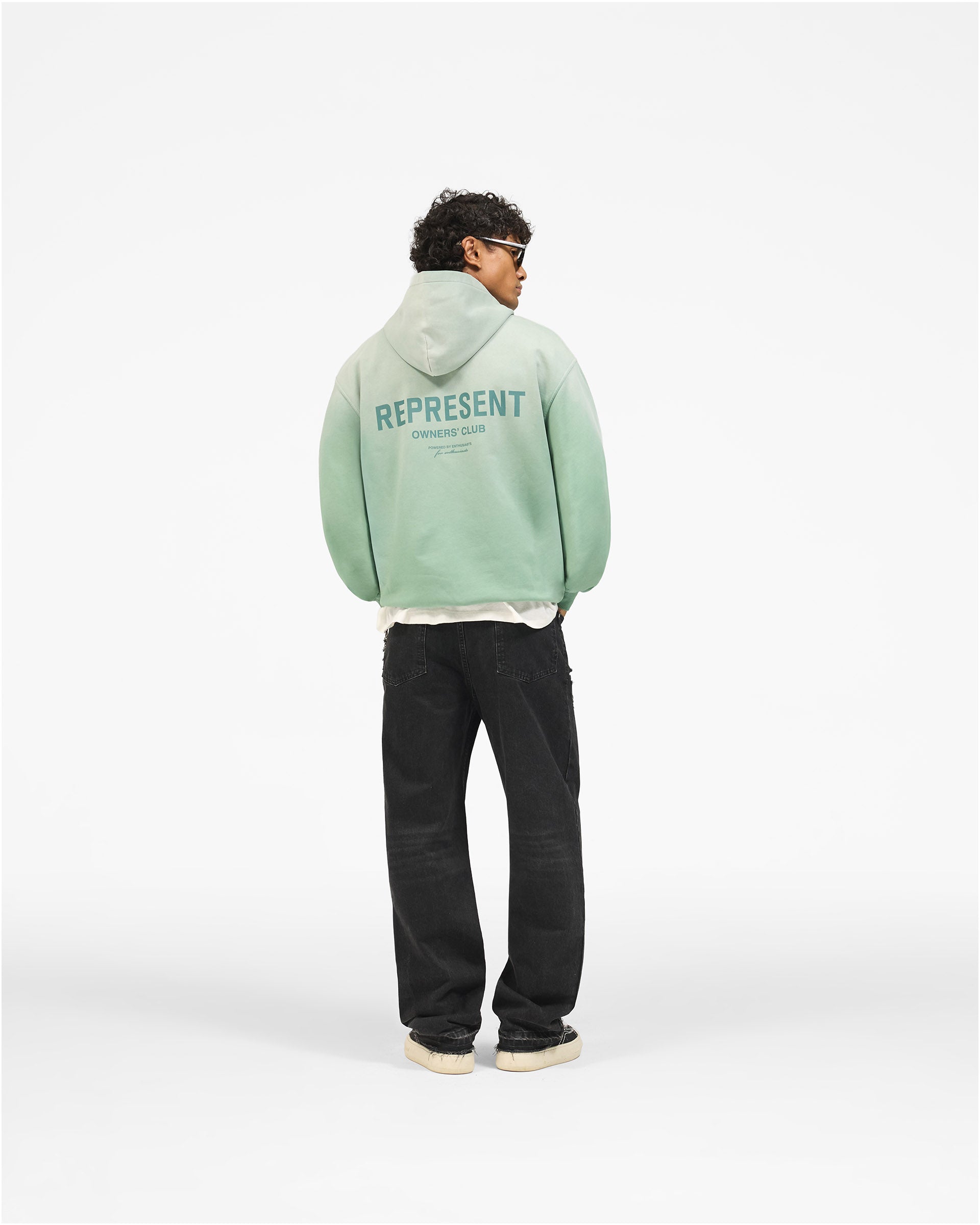 Represent Owners Club Hoodie - Washed Aloe