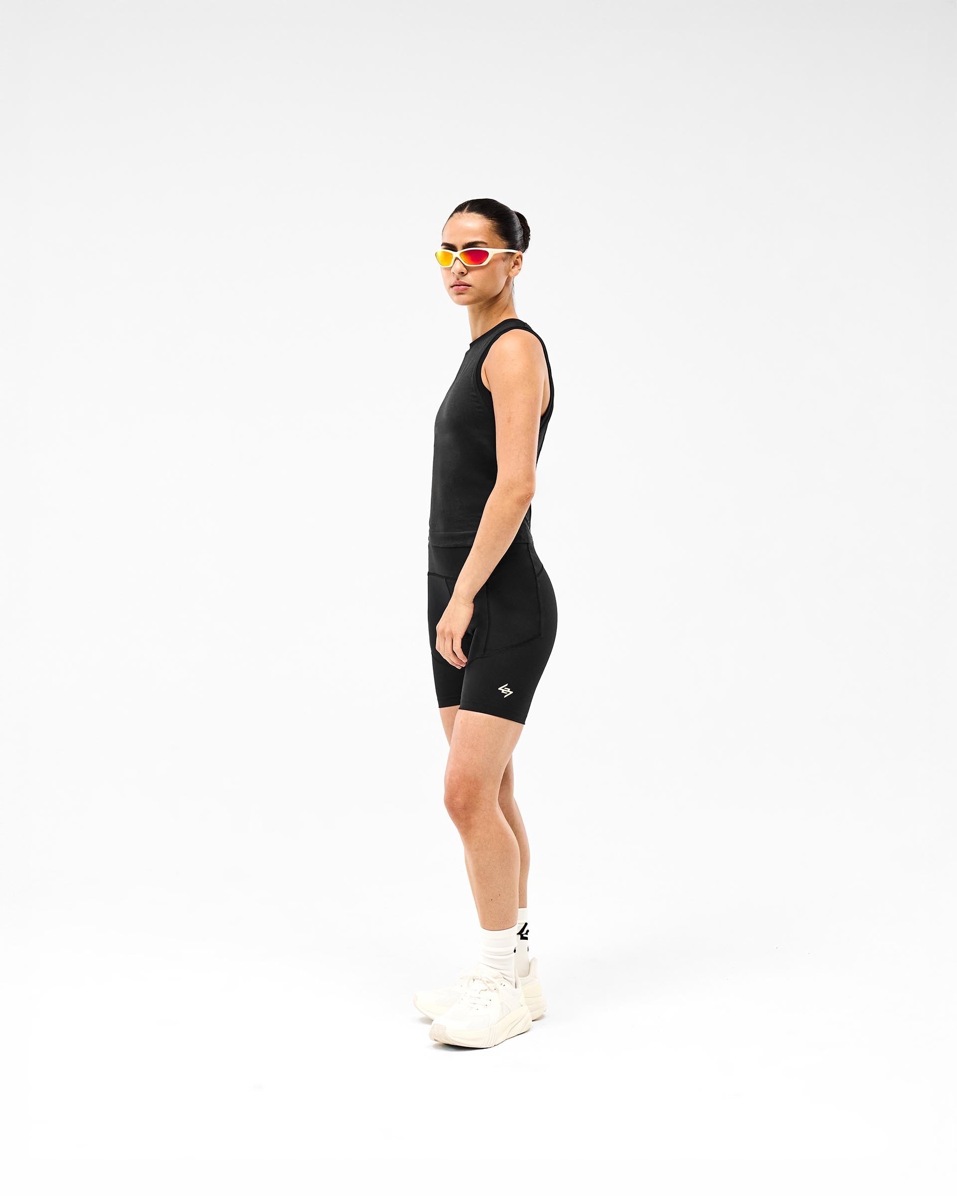 247 Ease Seamless Loose Fit Tank - Black