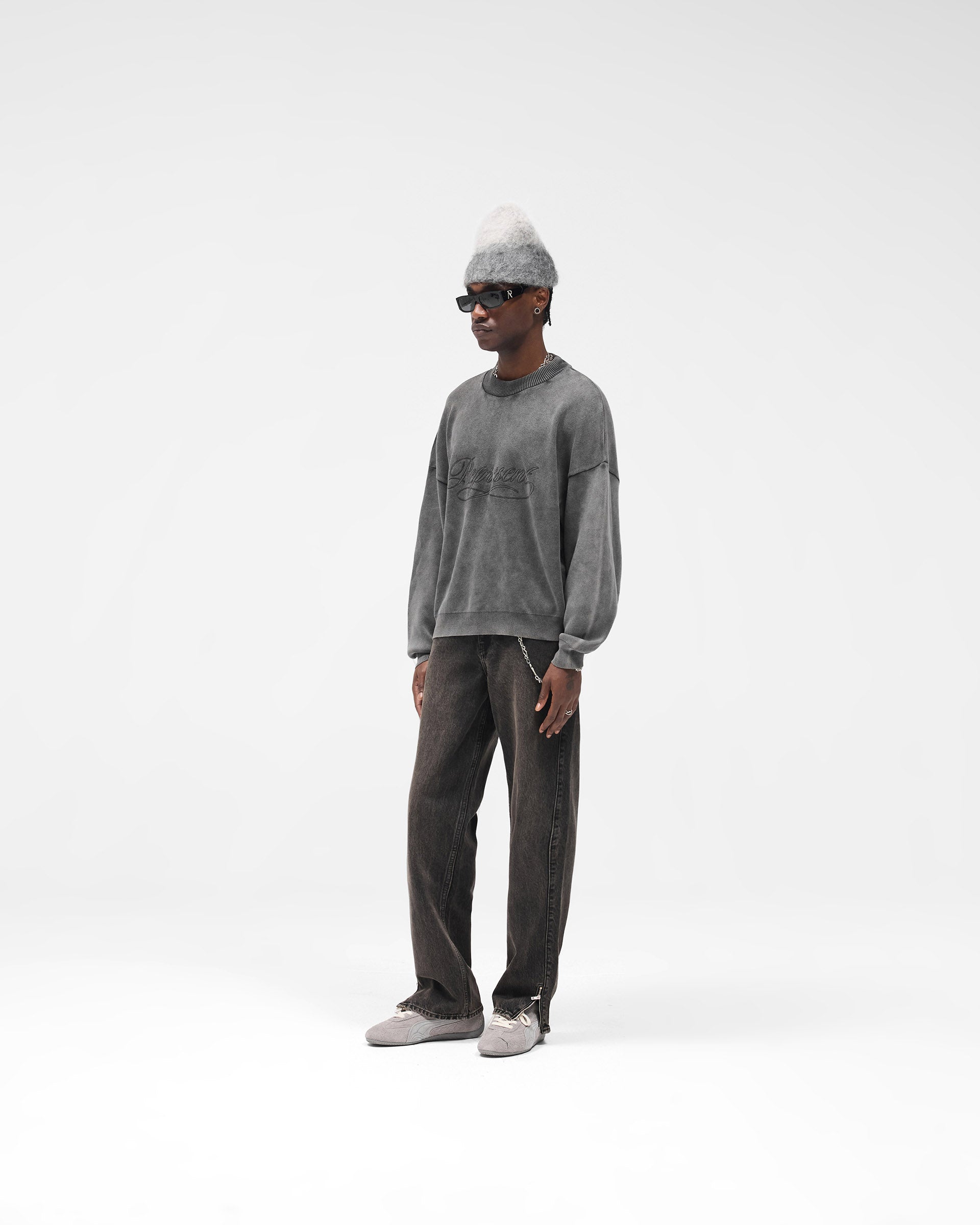 R2S Split Denim - Soot