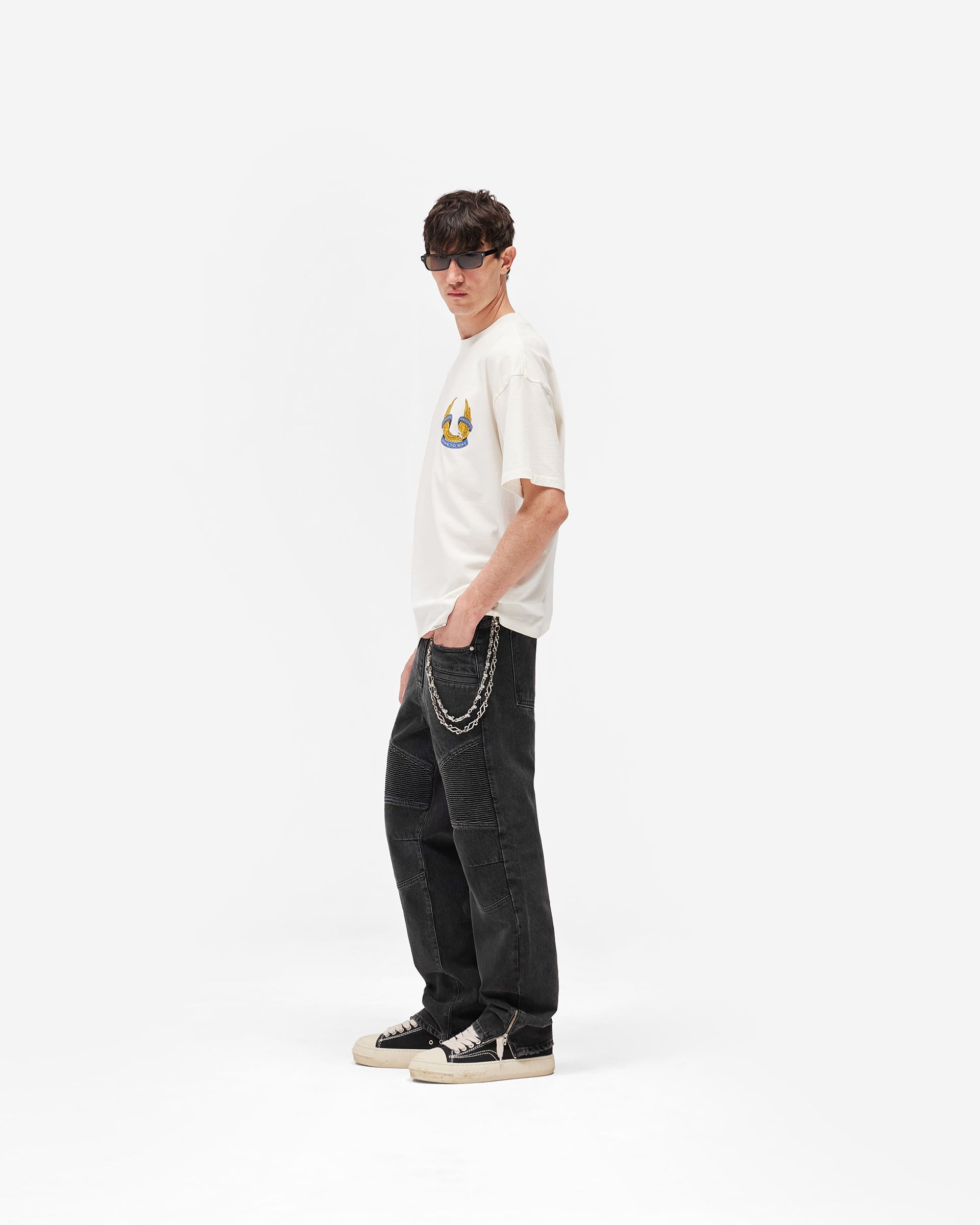 Represent X Belstaff Biker Denim - Vintage Grey