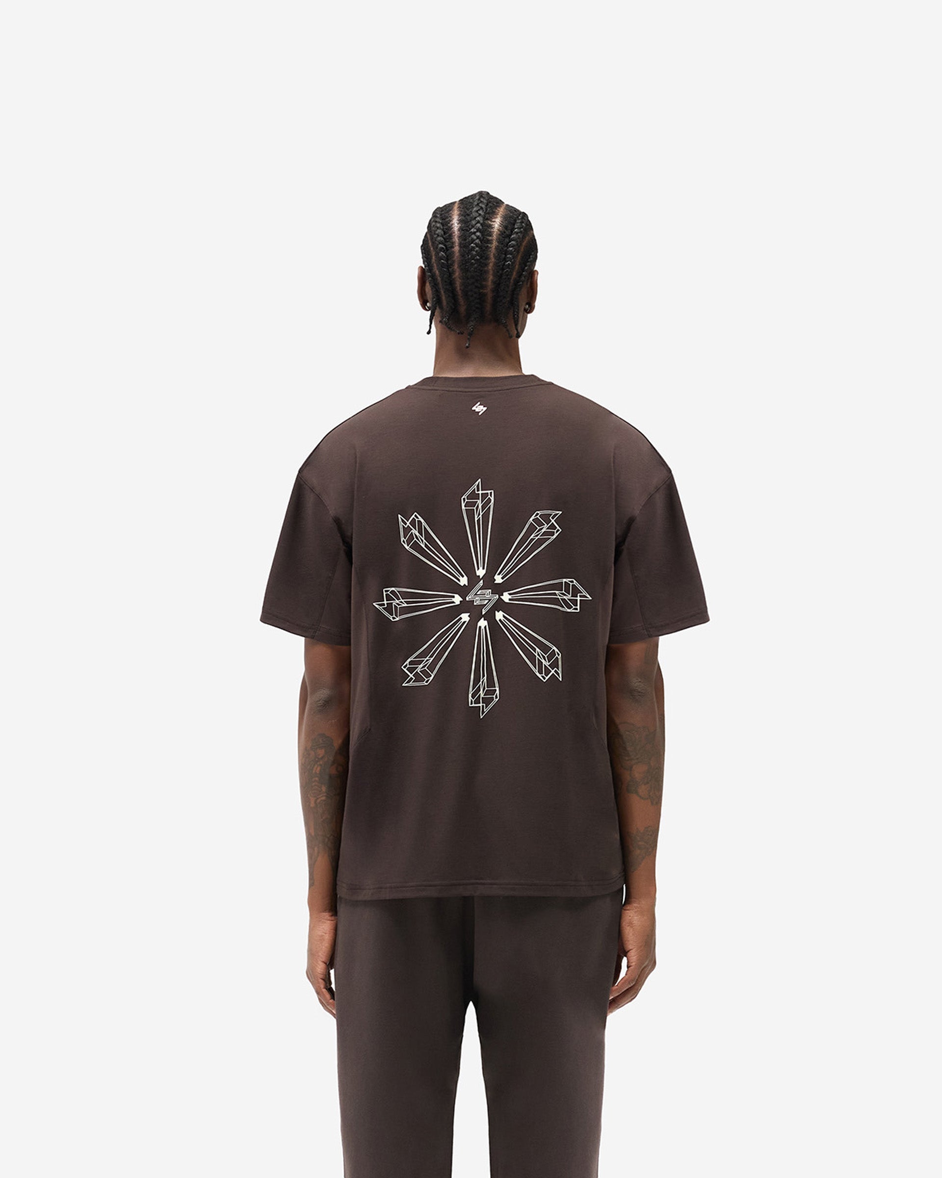 247 Uprising Oversized T-Shirt - Chocolate