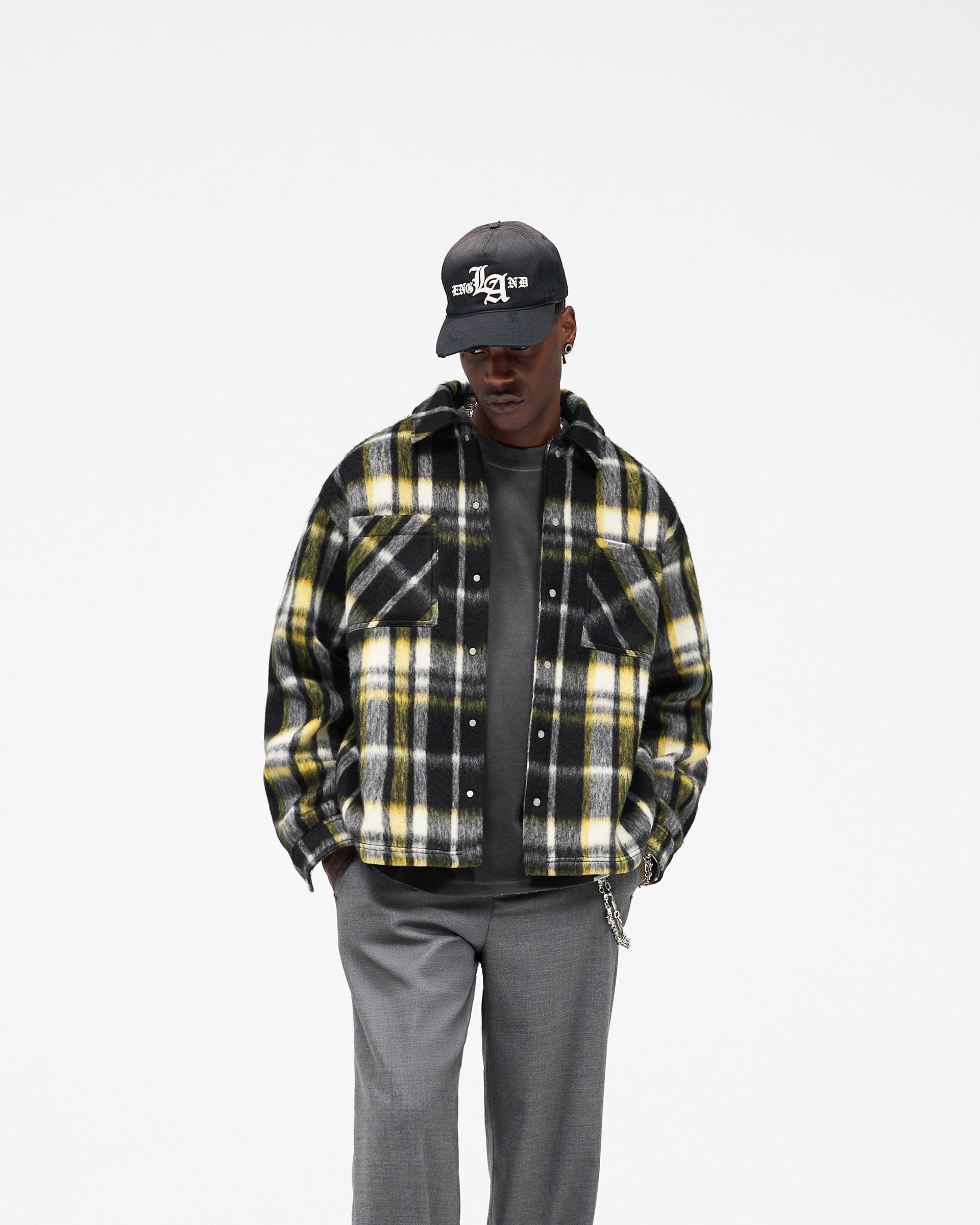 Textured Overshirt - Jet Black