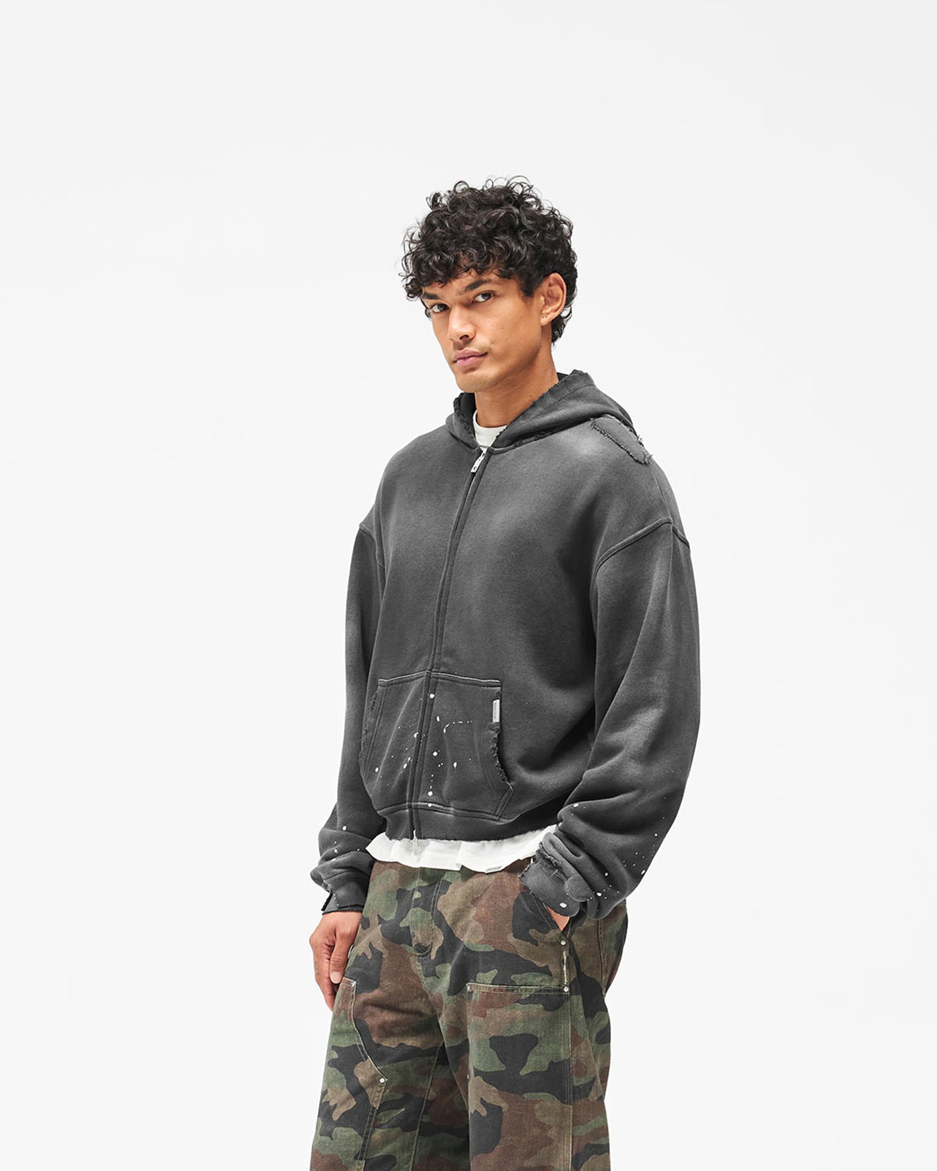 MH Paint Hoodie - Antique Slate