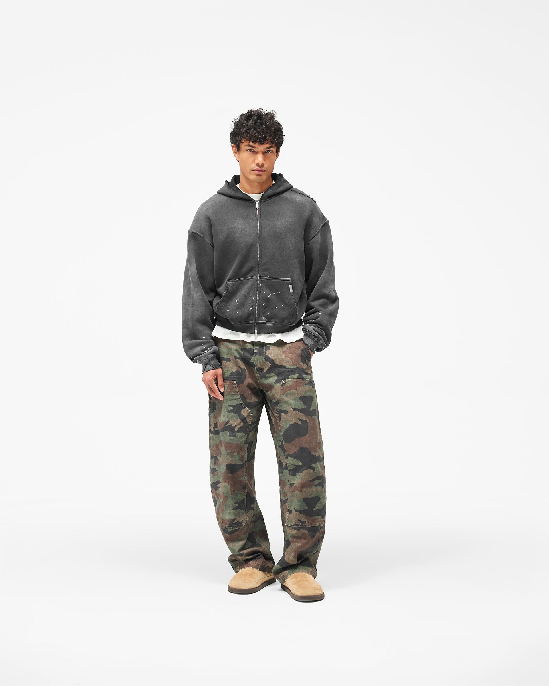 MH Paint Hoodie - Antique Slate