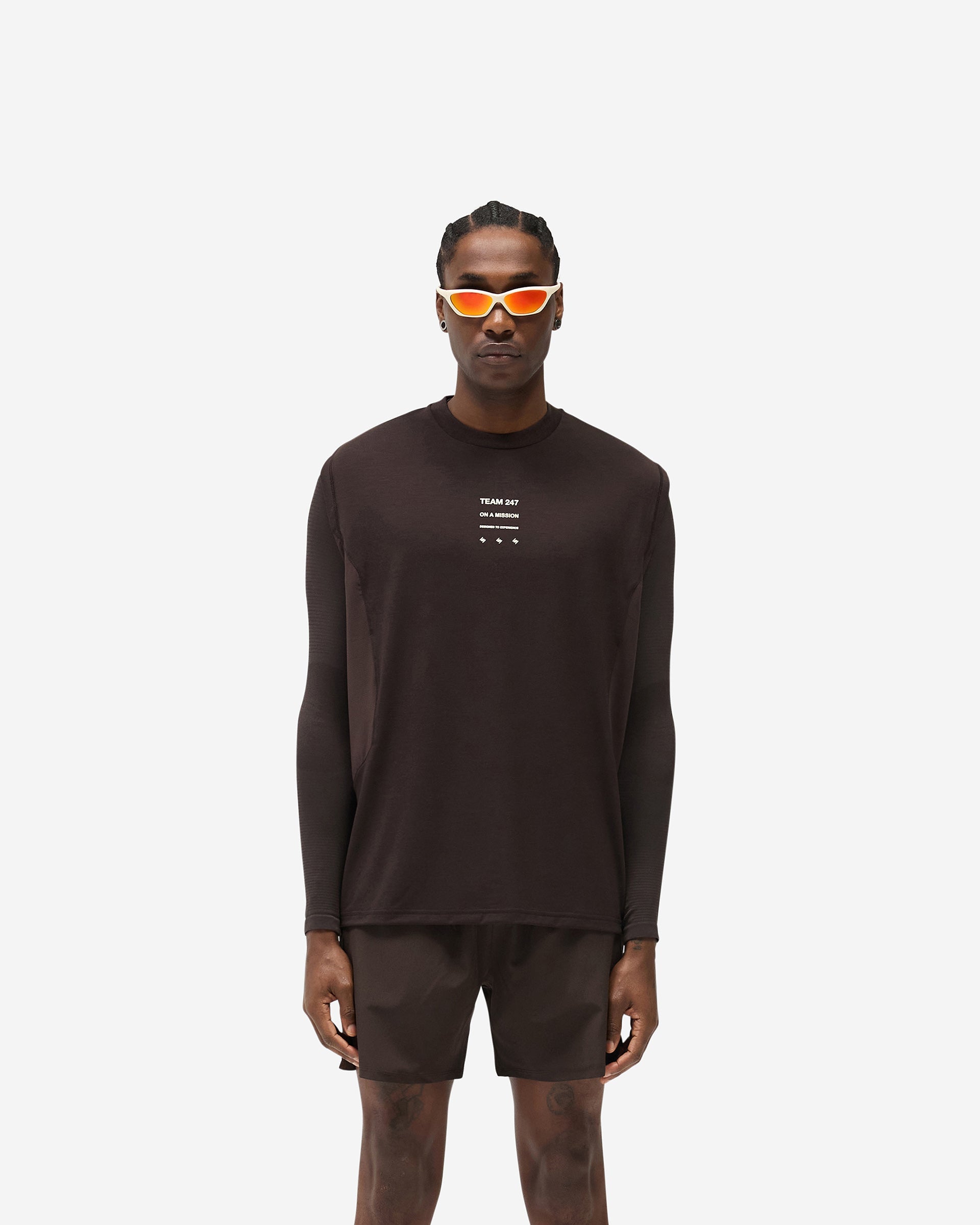 247 Uprising Oversized Tank - Chocolate