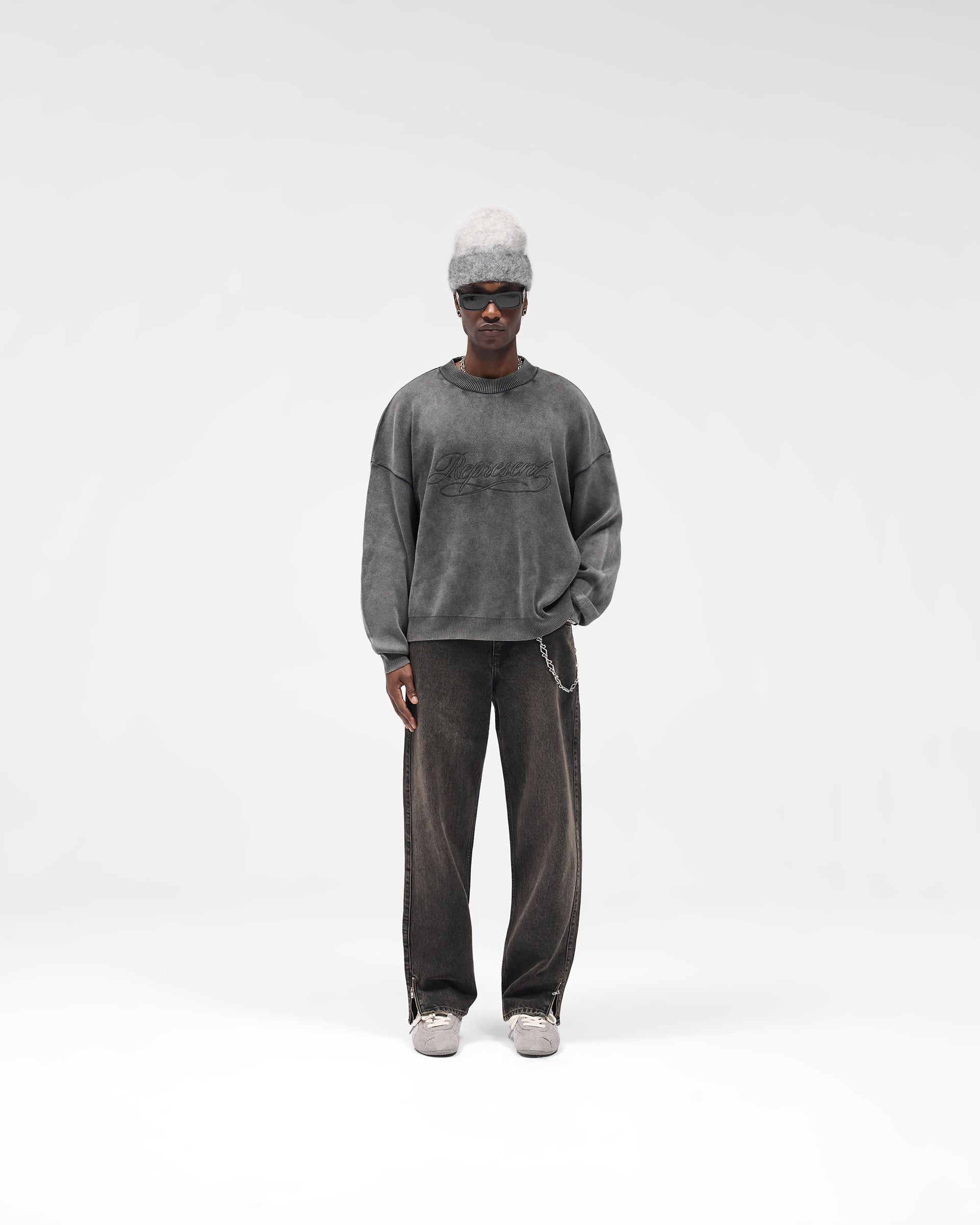R2S Split Denim - Soot