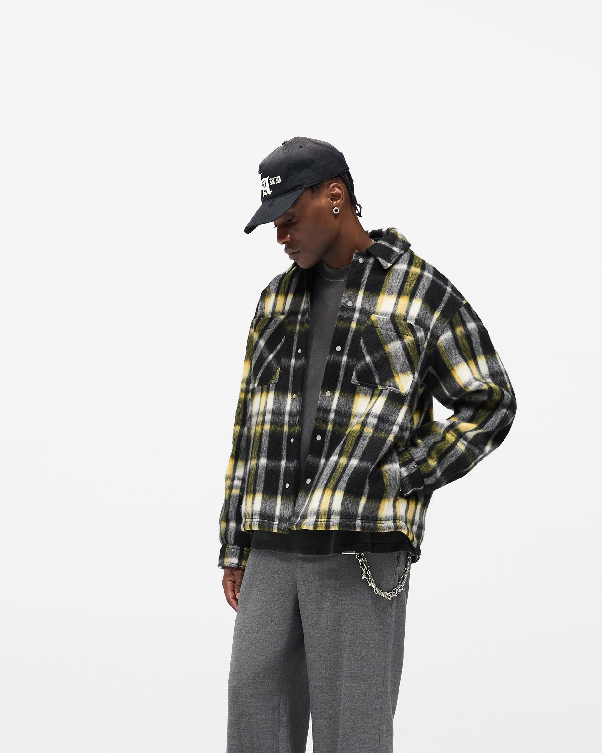 Textured Overshirt - Jet Black