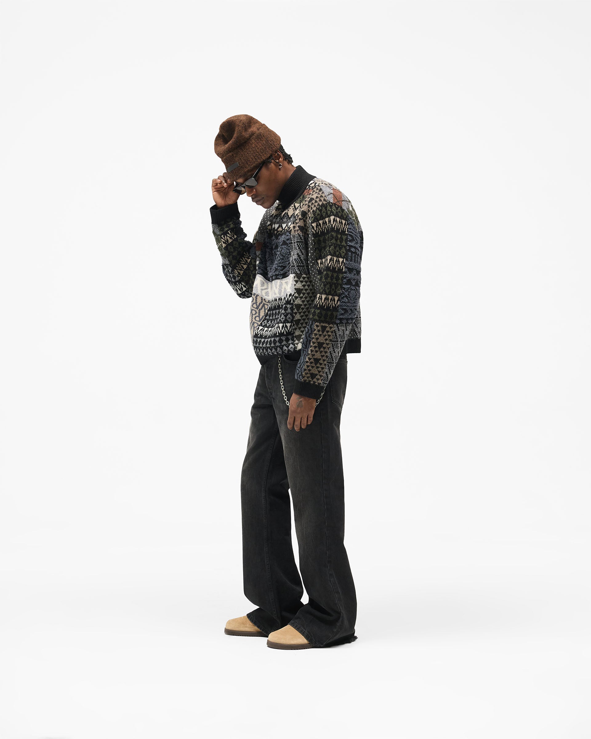 R6 Flare Denim - Black