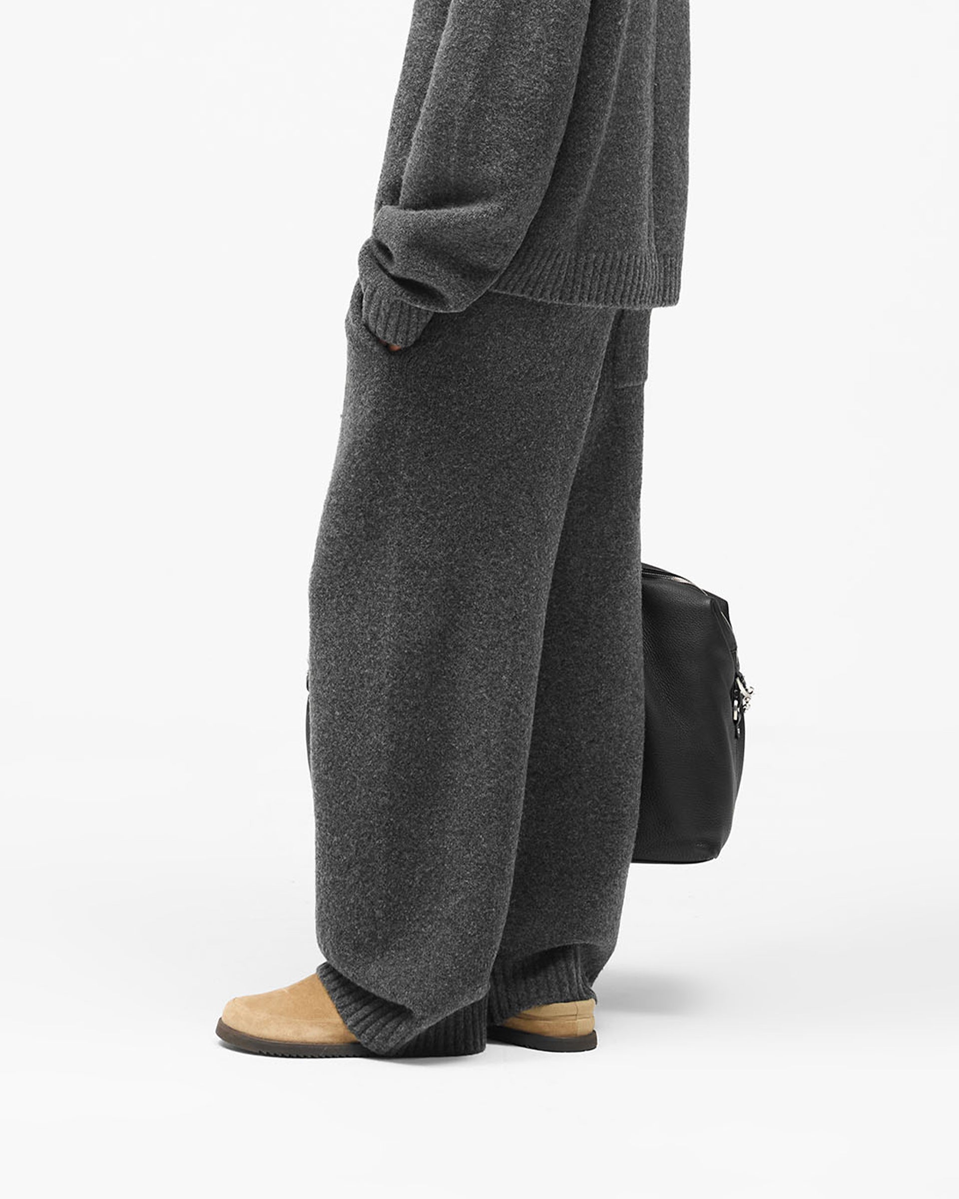 Ramone Knit Sweatpant - Dark Grey