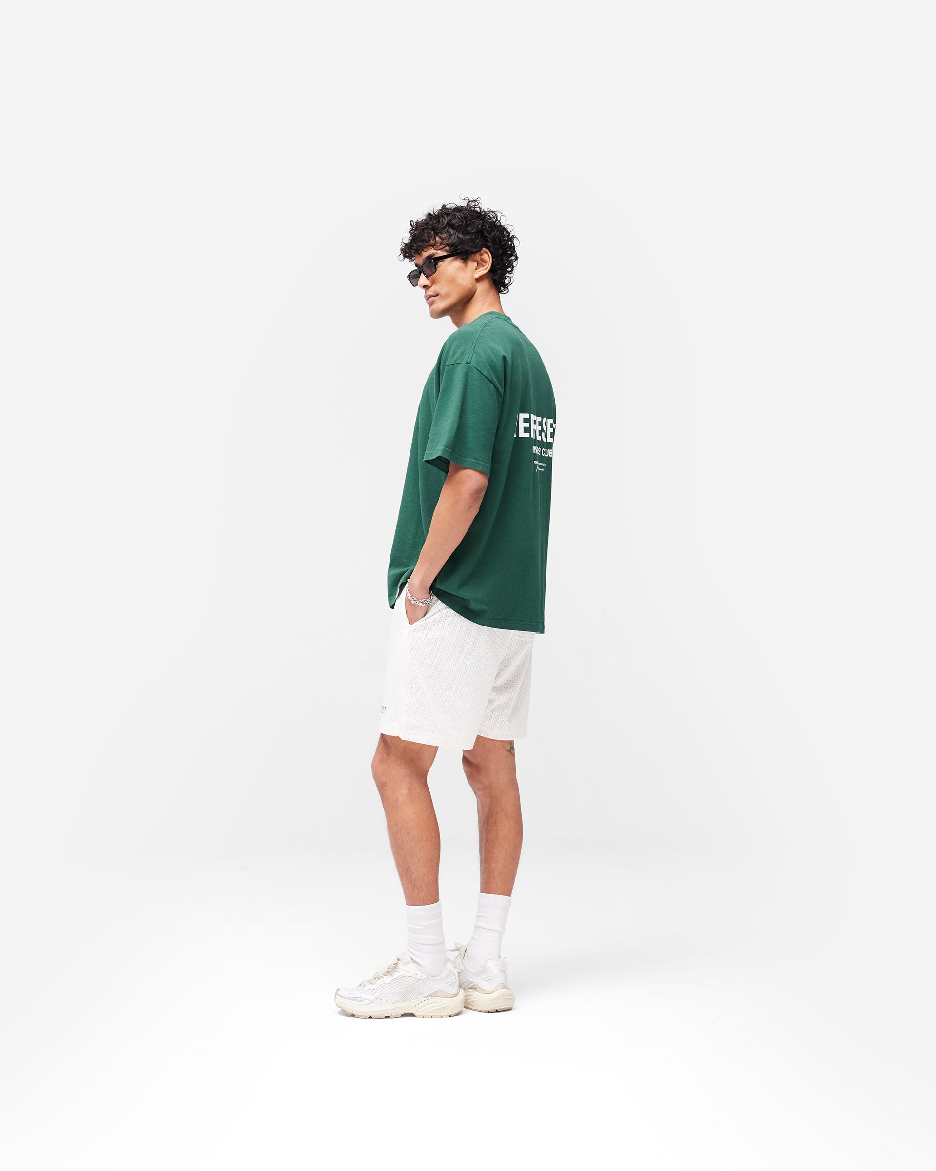Represent Owners Club Mesh Shorts - Flat White