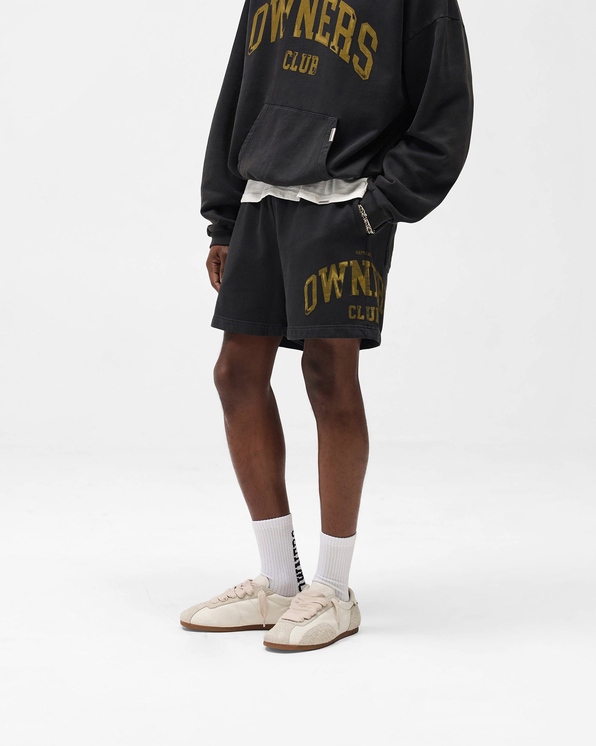Represent Owners Club Shorts - Faded Black