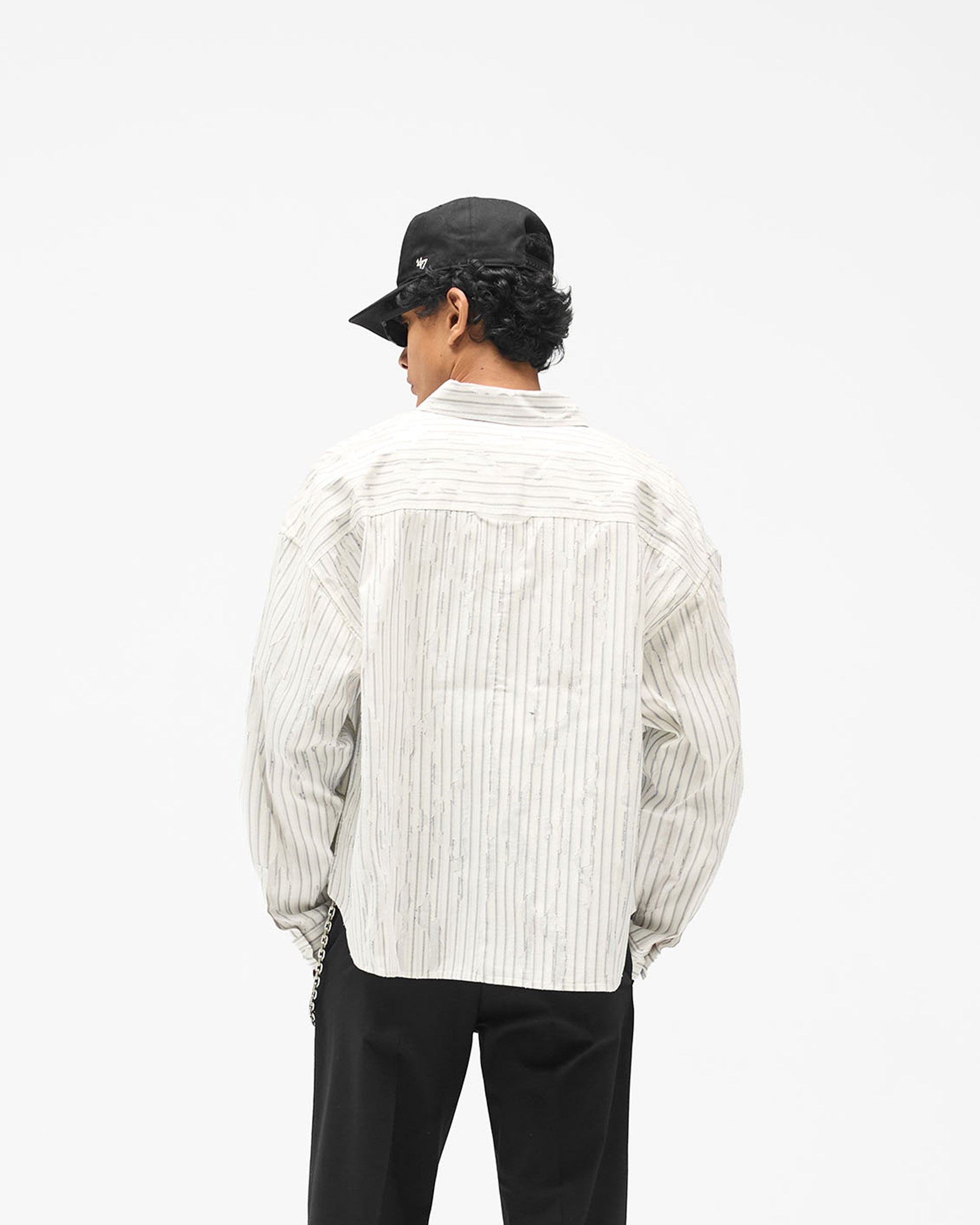 Torn Shirt - Flat White