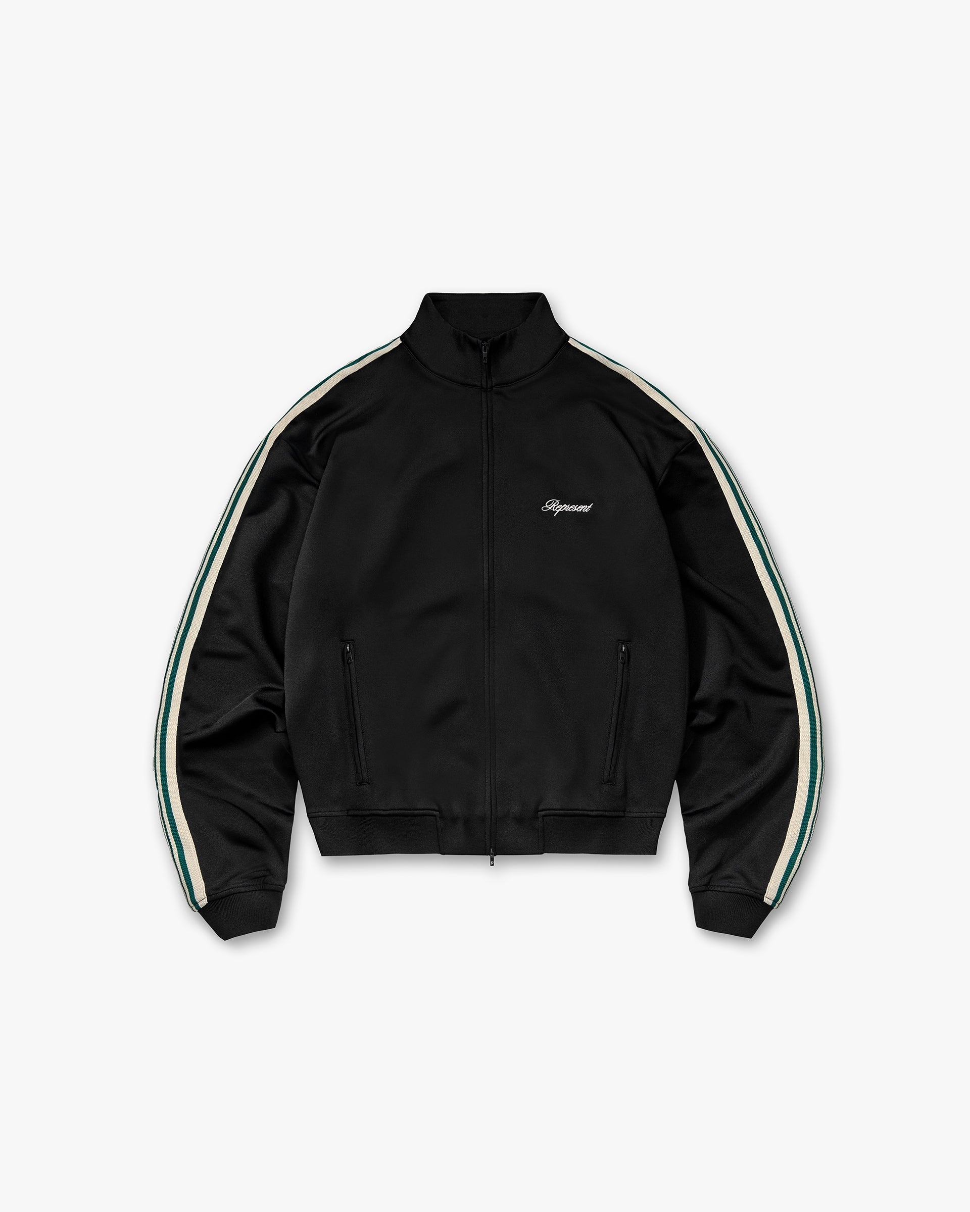 Taped Track Jacket - Jet Black
