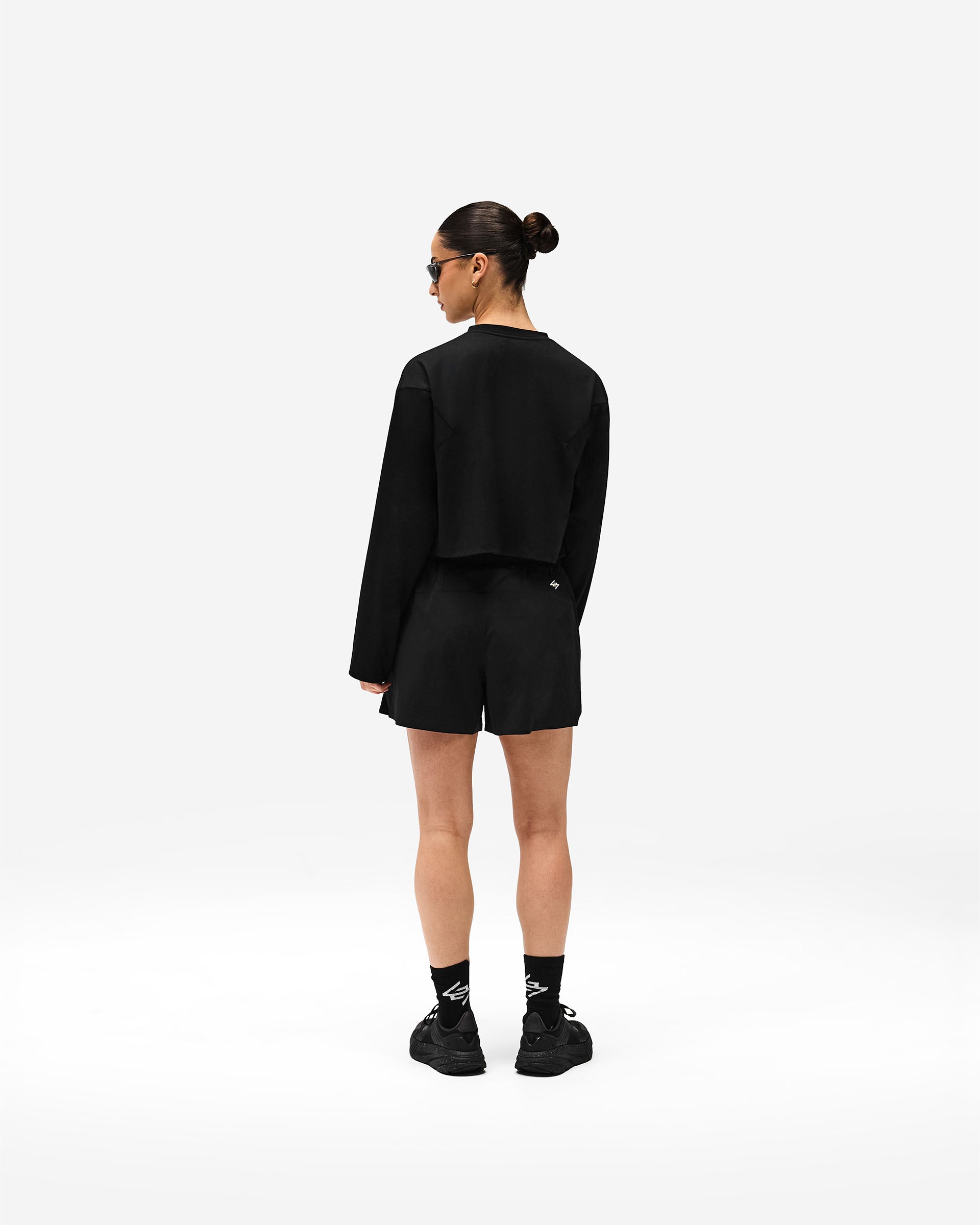 247 DNA Cropped Training T-Shirt - Black