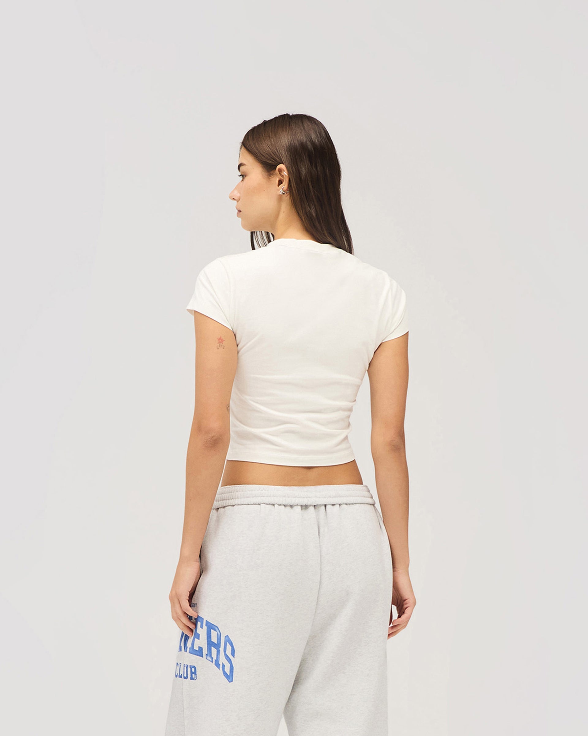 Represent Owners Club Baby Tee - Flat White