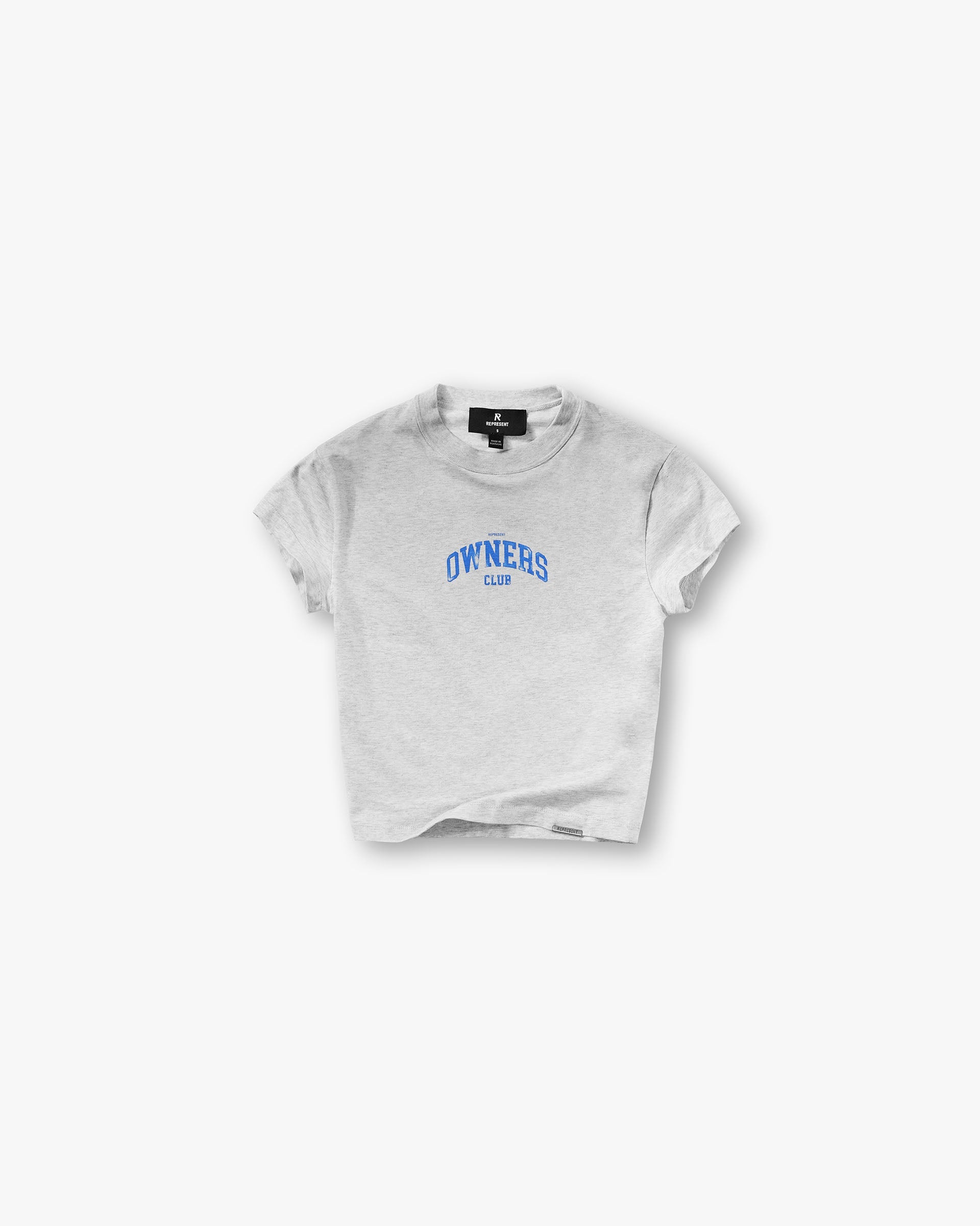 Represent Owners Club Baby Tee - Sprayed Ice Grey Marl