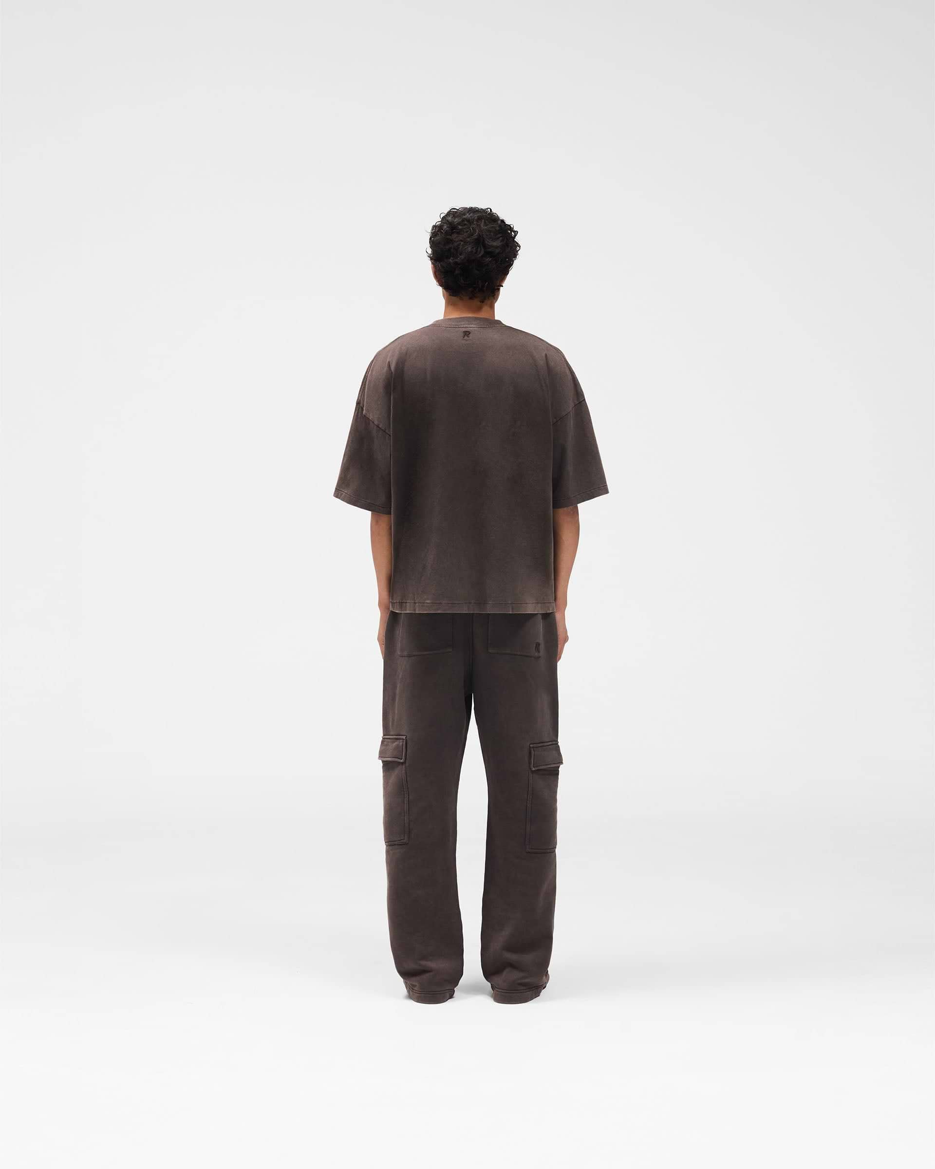 Initial Boxy T-Shirt - Coffee