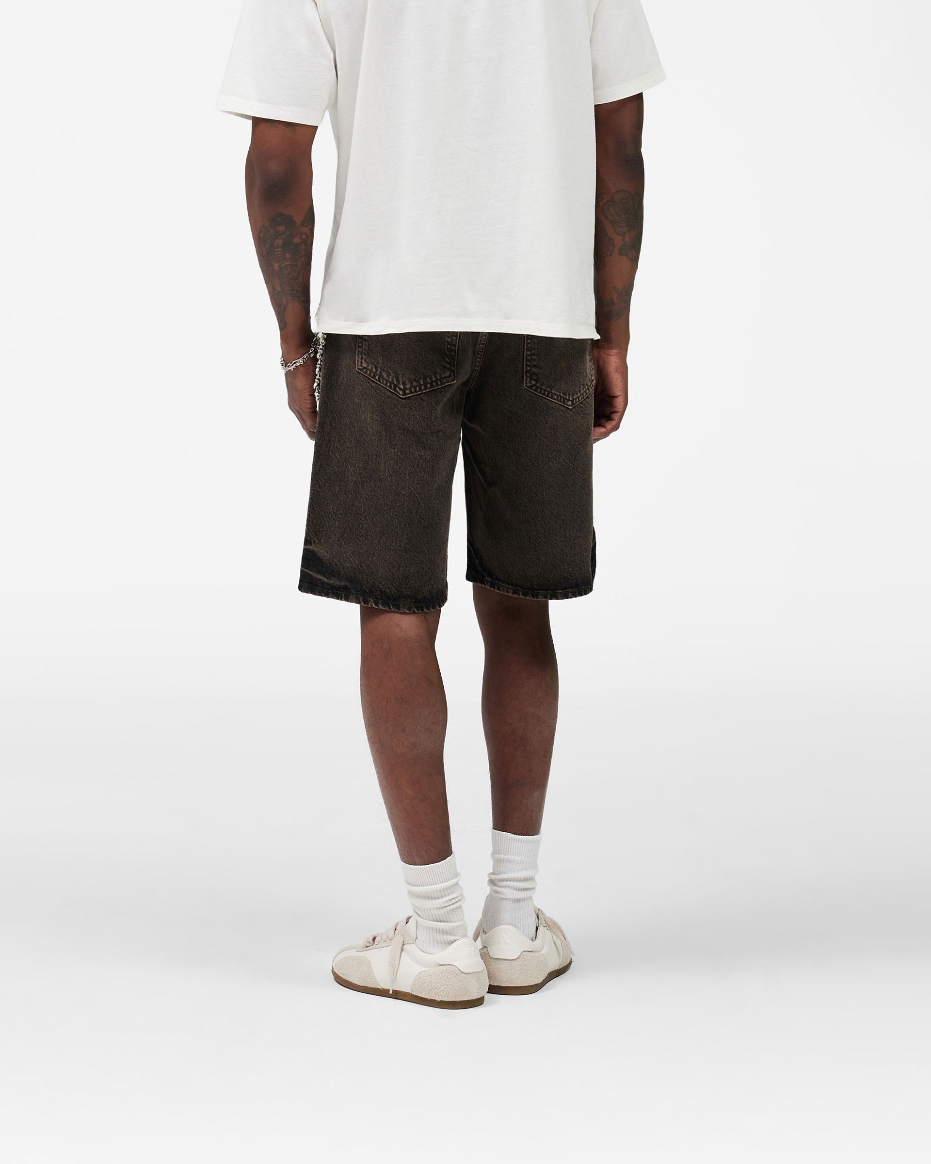 Denim Short - Bark