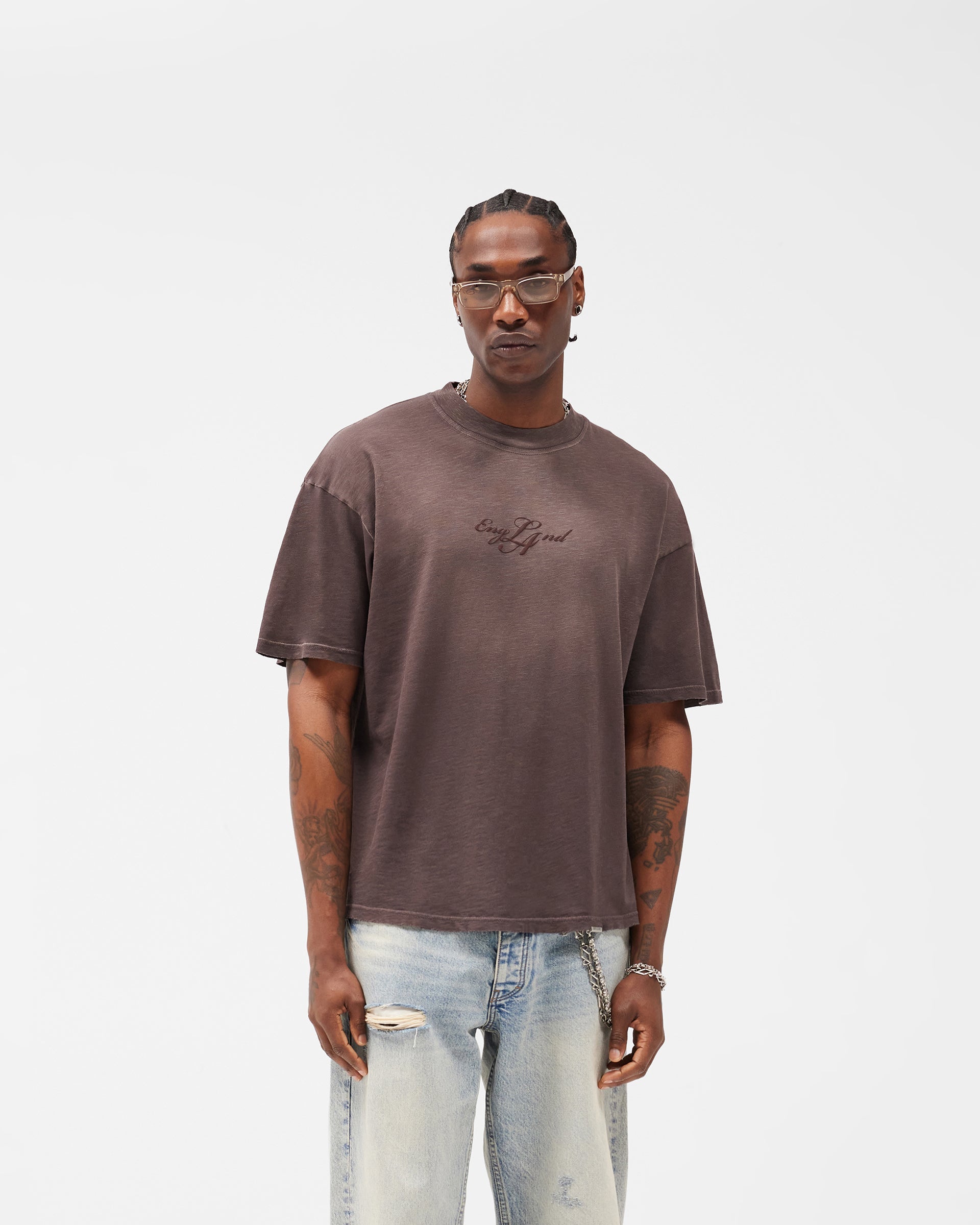EngLAnd T-Shirt - Washed Brown