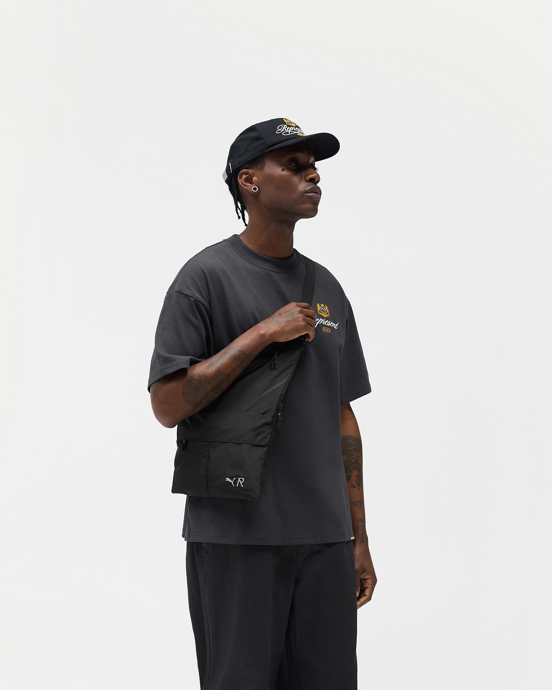 Represent X Puma Sling Bag - Puma Black
