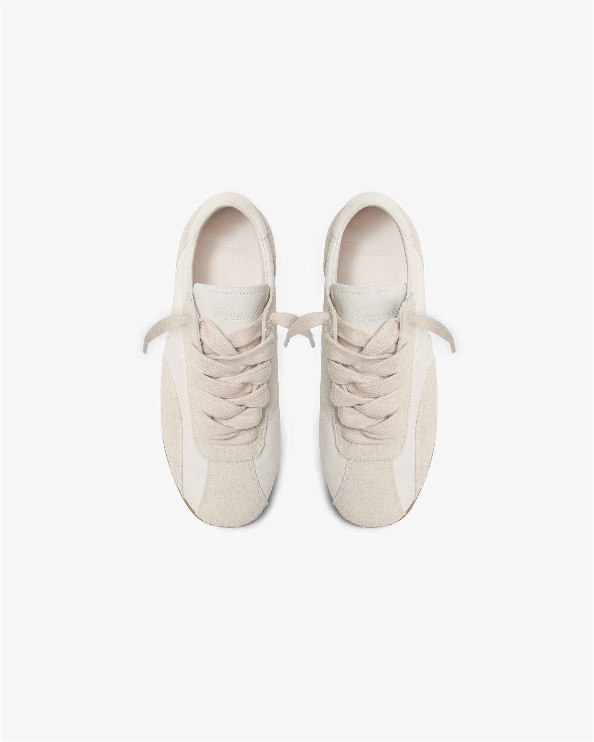 Low-Pro Leather Suede - Flat White Grey