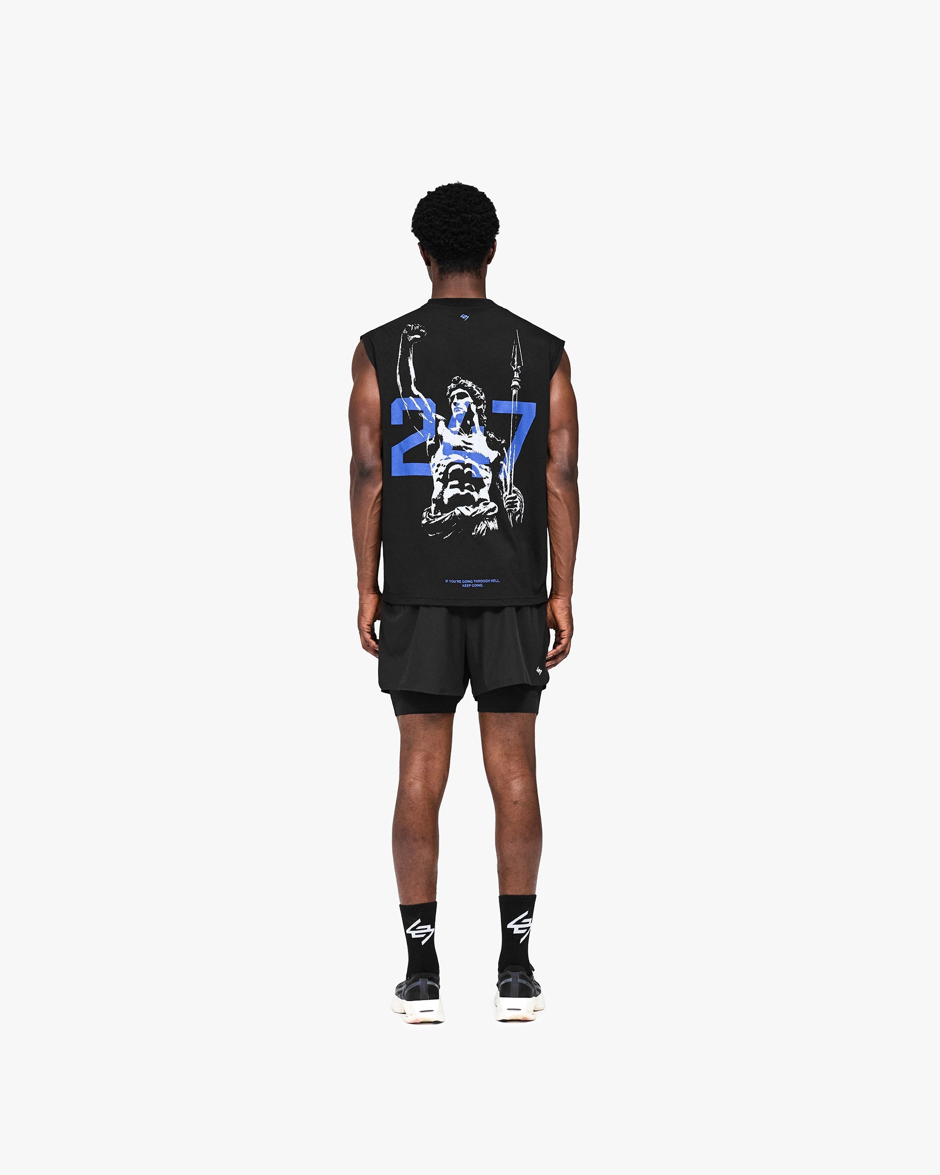 247 Stockholm Oversized Tank - Jet Black