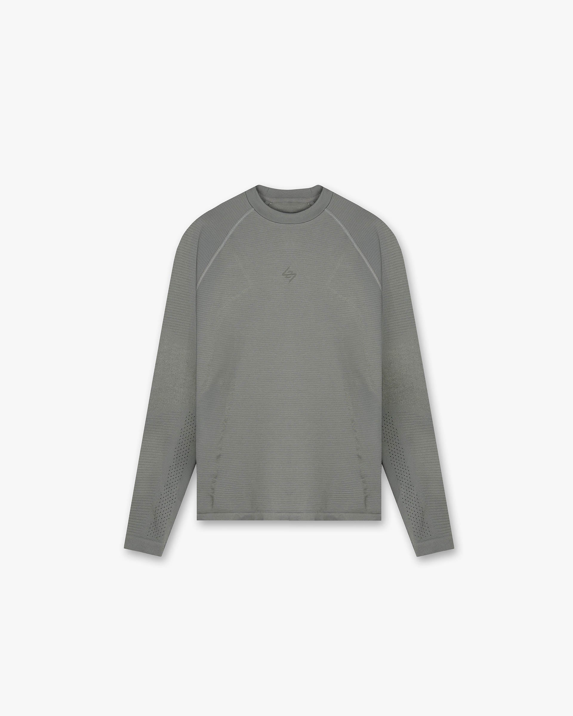 247 Uprising Long Sleeve Seamless T-Shirt - Steel