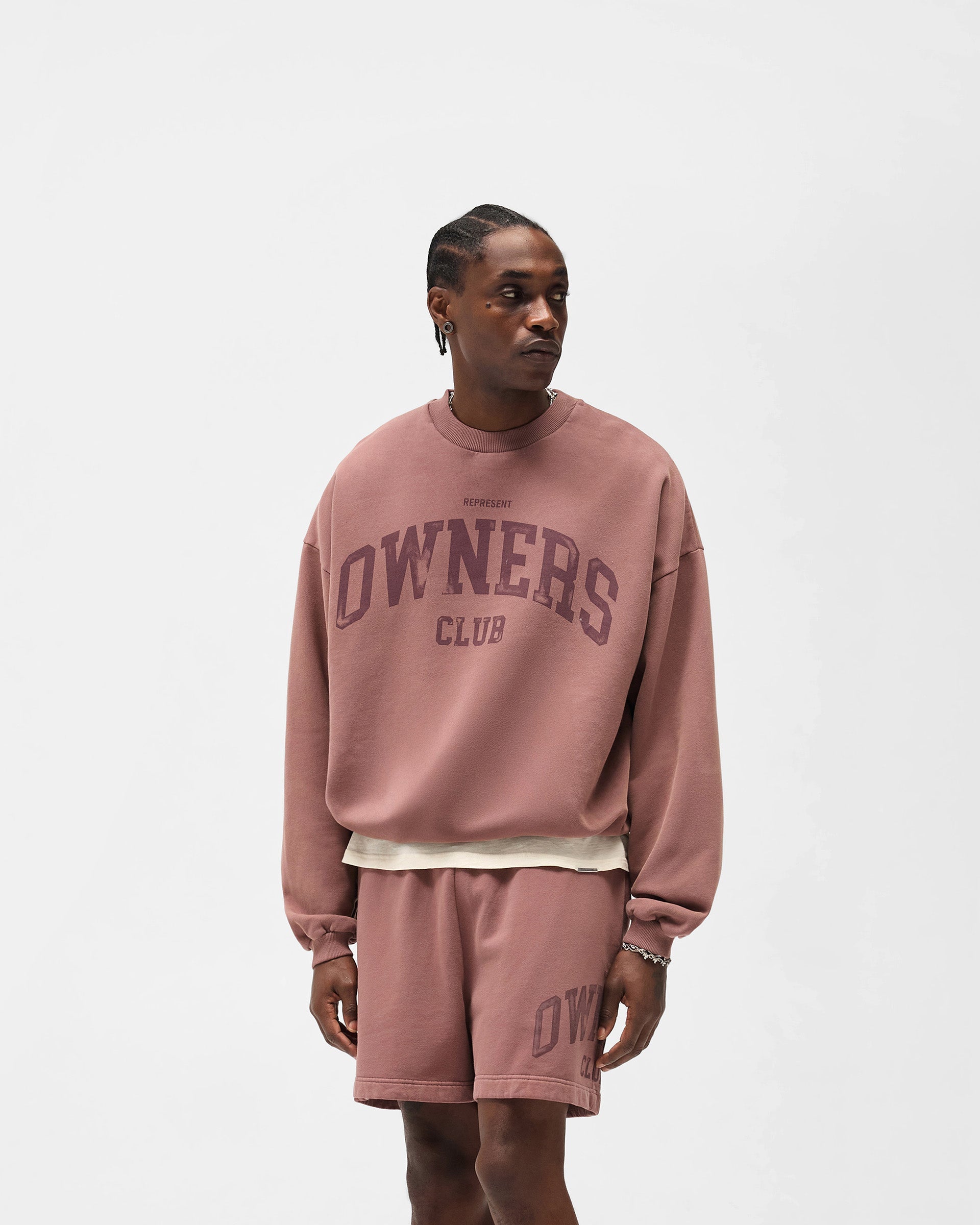 Represent Owners Club Sweater - Smoked Rose