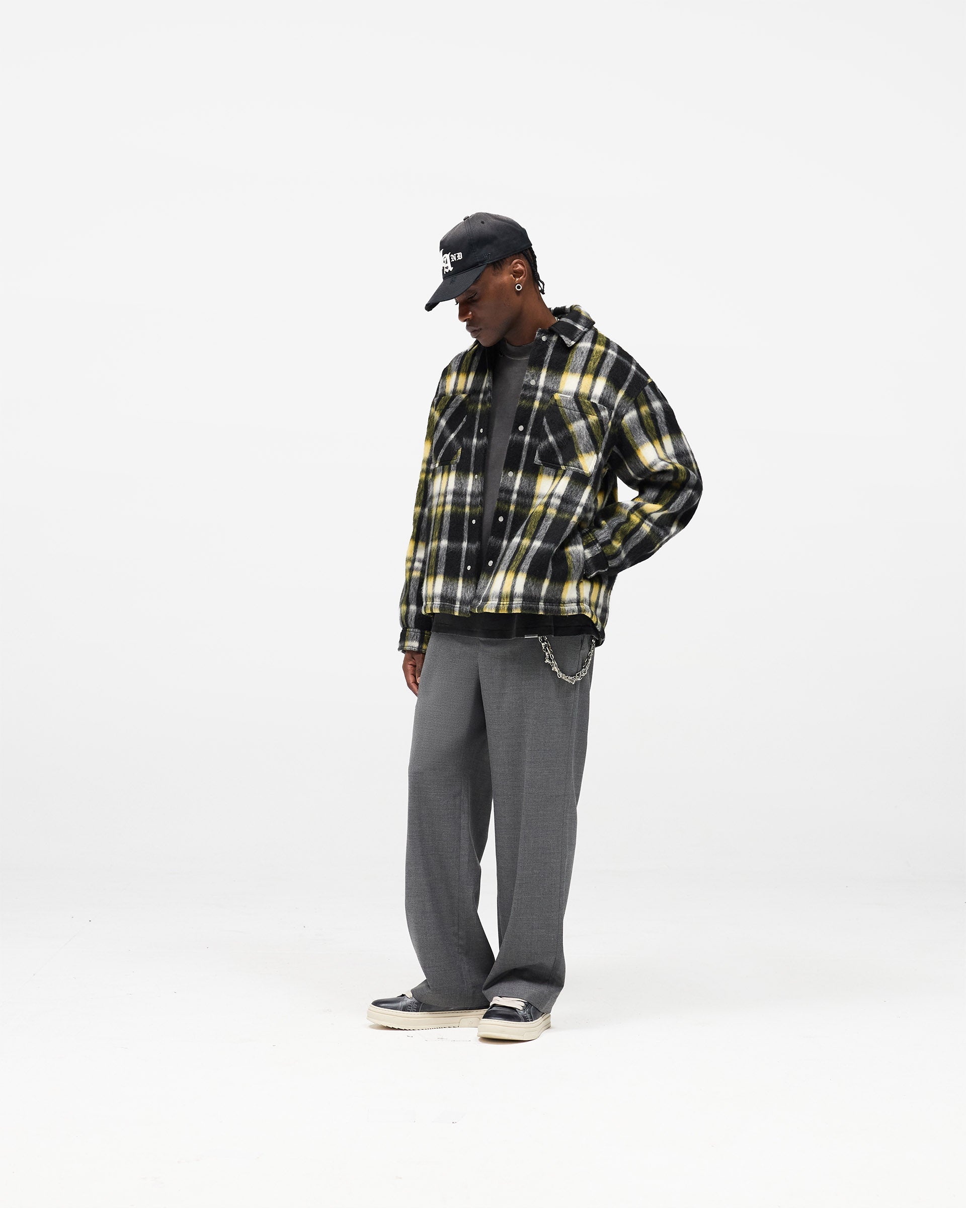 Textured Overshirt - Jet Black