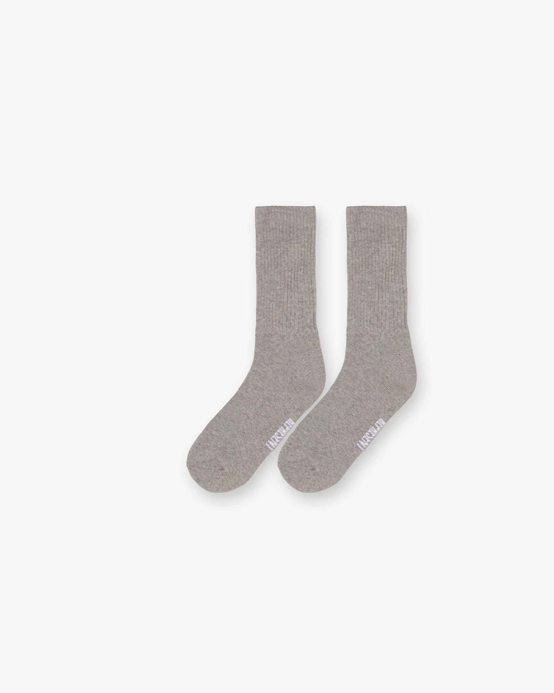 Slub Knit Sock - Grey