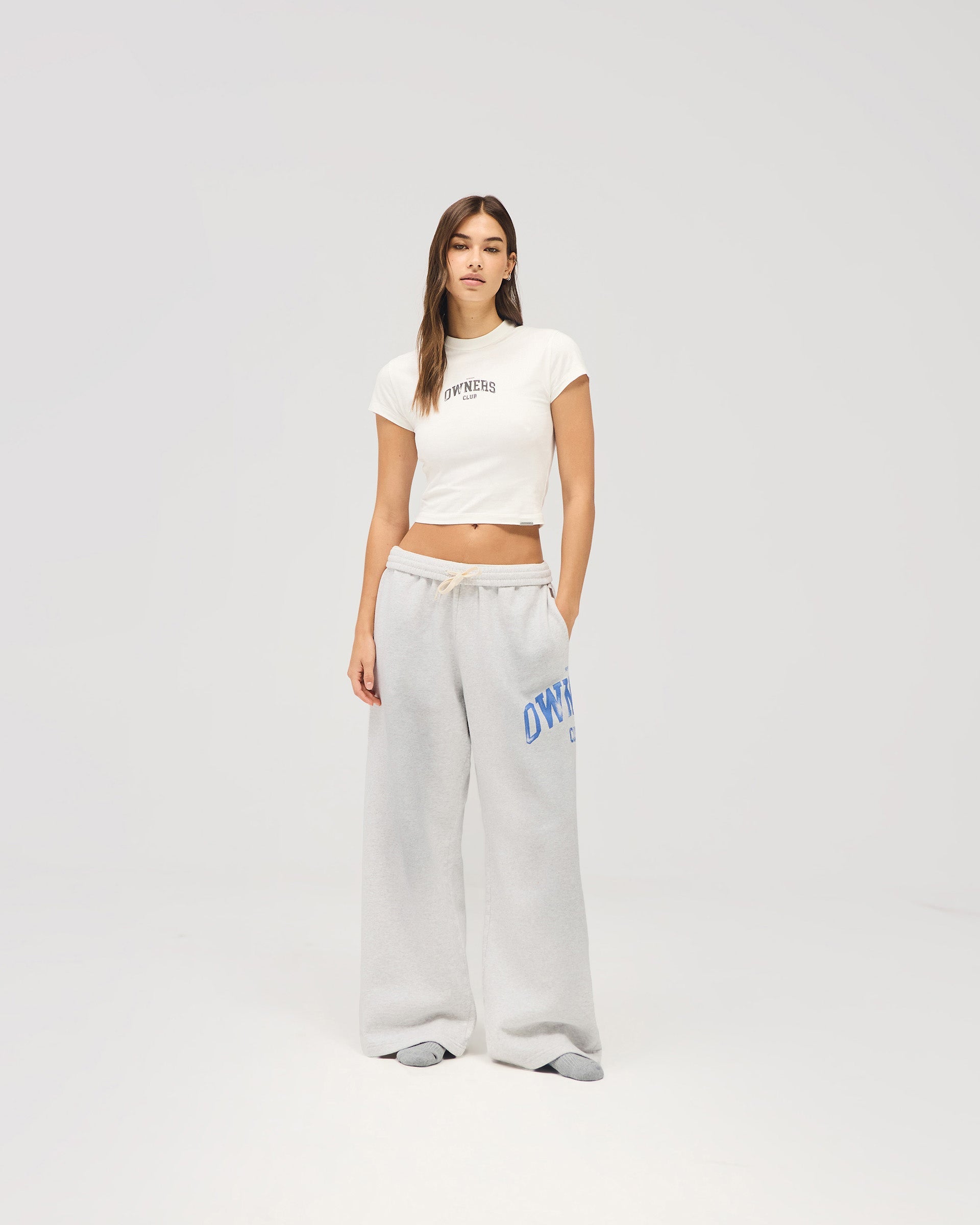 Represent Owners Club Baby Tee - Flat White